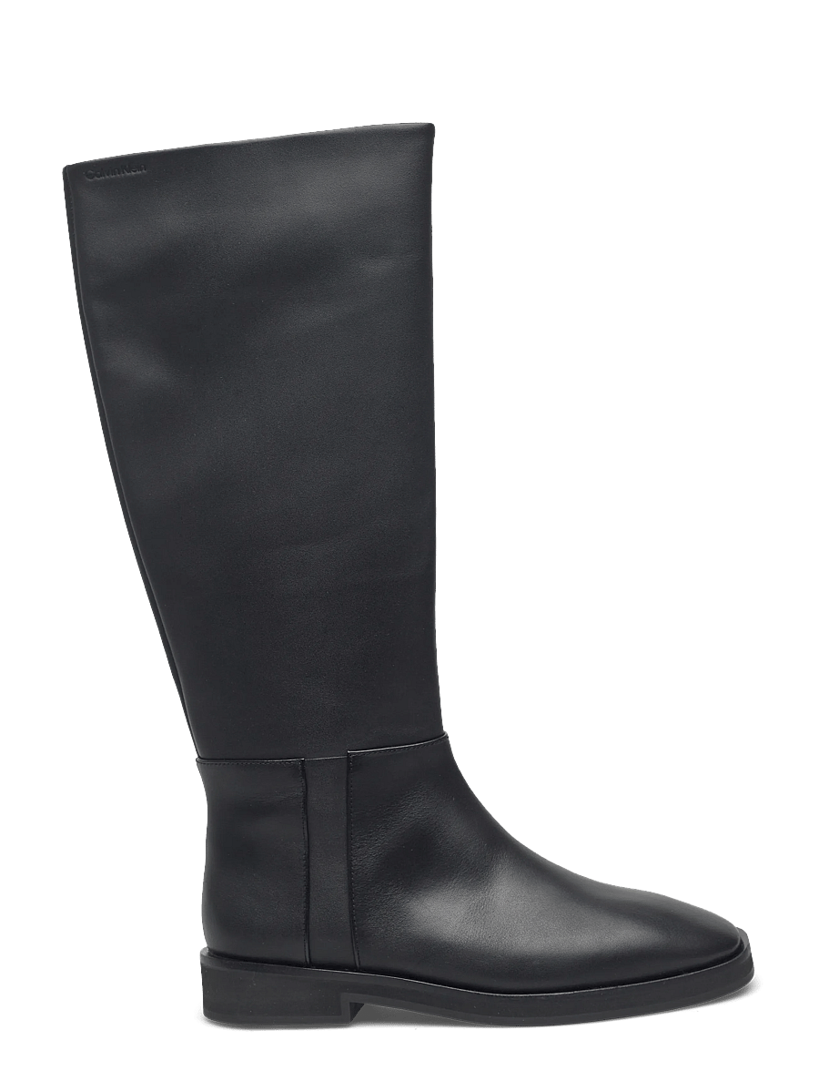 Calvin Klein - FORMAL UTK BOOT LTH - kozaki do kolan - pvh black - 1