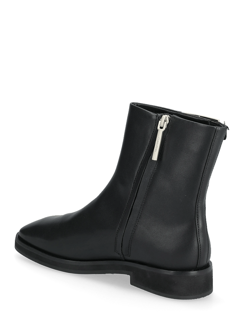 Calvin Klein - FORMAL ANKLE BOOT W/ BUCKLE - flade ankelstøvler - pvh black - 2