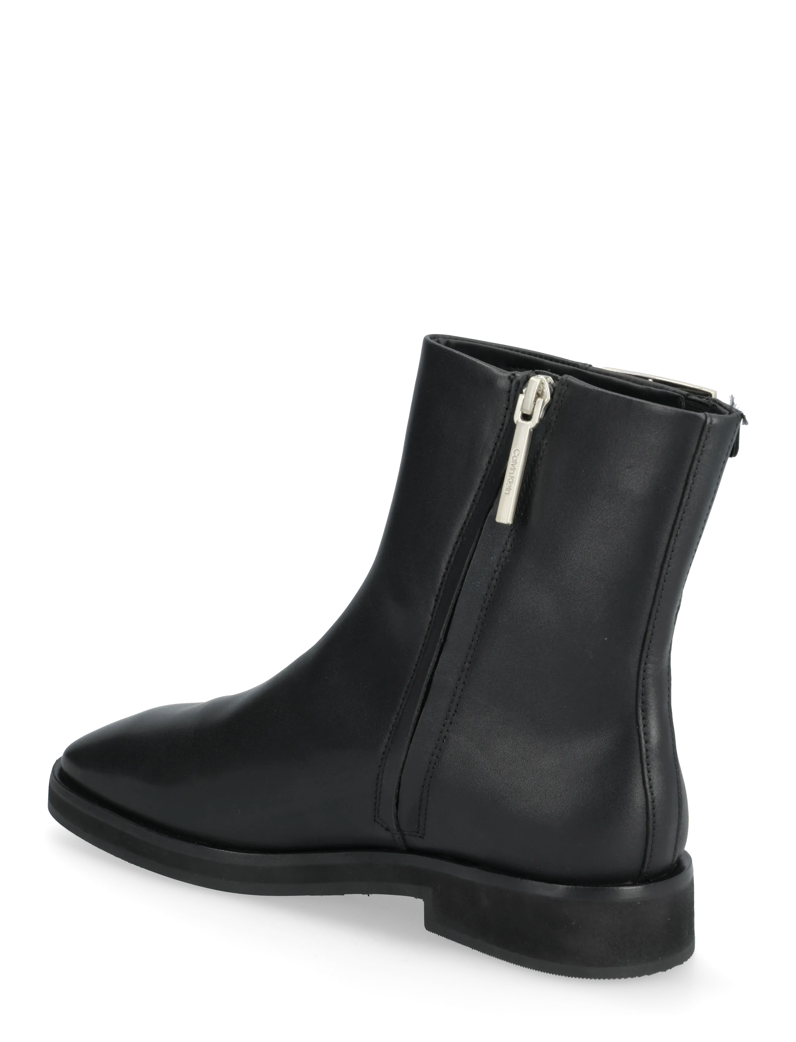 Calvin Klein - FORMAL ANKLE BOOT W/ BUCKLE - flat ankle boots - pvh black - 2