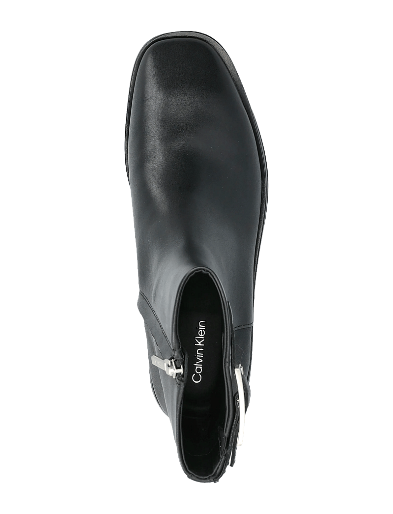 Calvin Klein - FORMAL ANKLE BOOT W/ BUCKLE - flade ankelstøvler - pvh black - 3