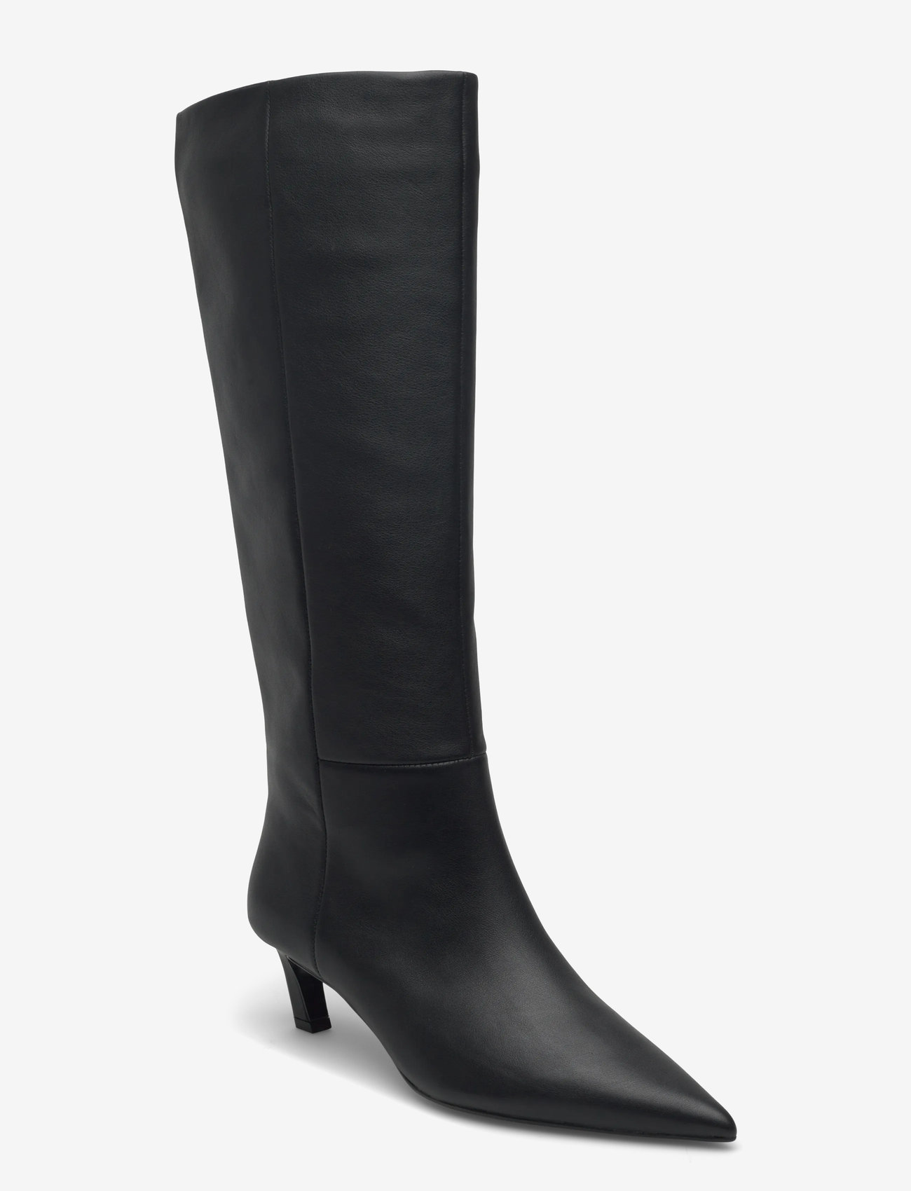 Calvin Klein - ESS KITTEN HEEL LONG BOOTS - langskaftede støvler - ck black - 0