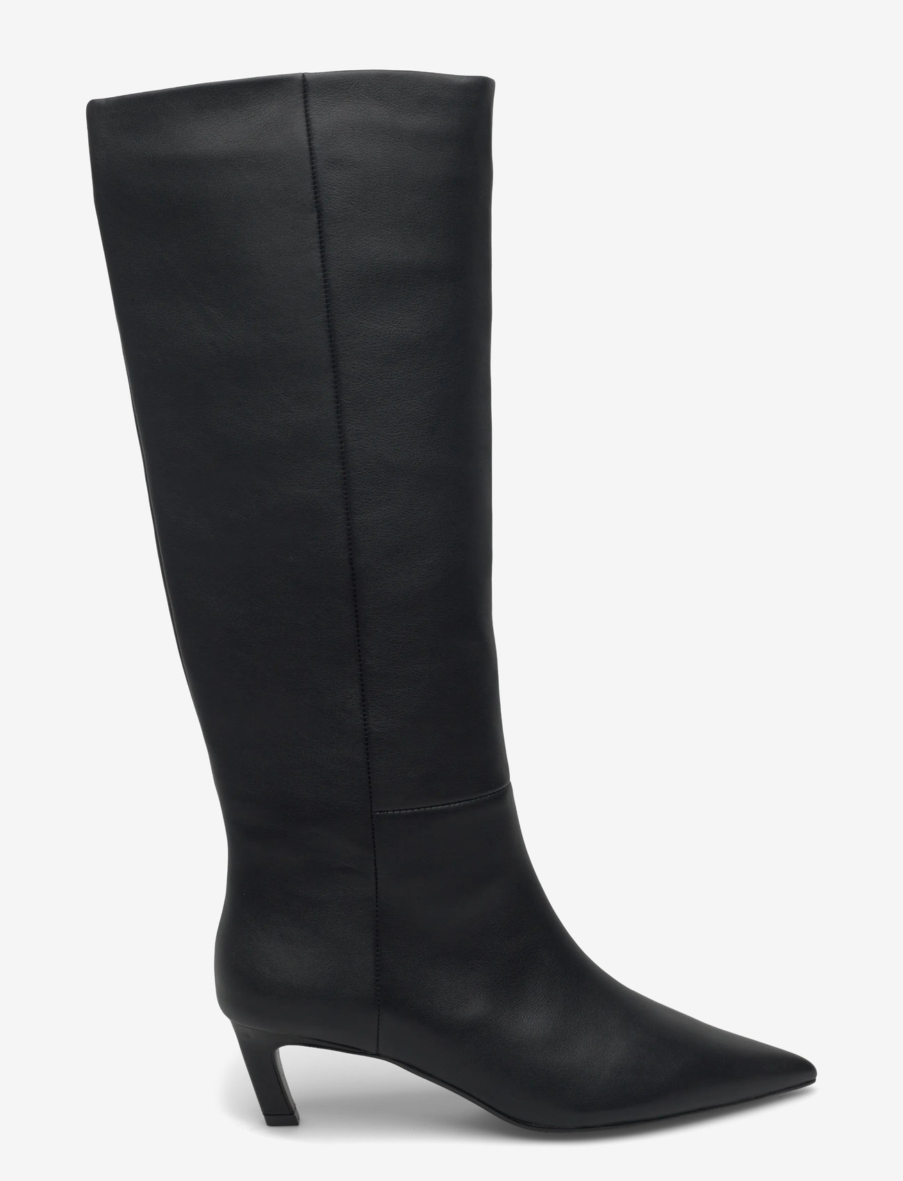 Calvin Klein - ESS KITTEN HEEL LONG BOOTS - langskaftede støvler - ck black - 1