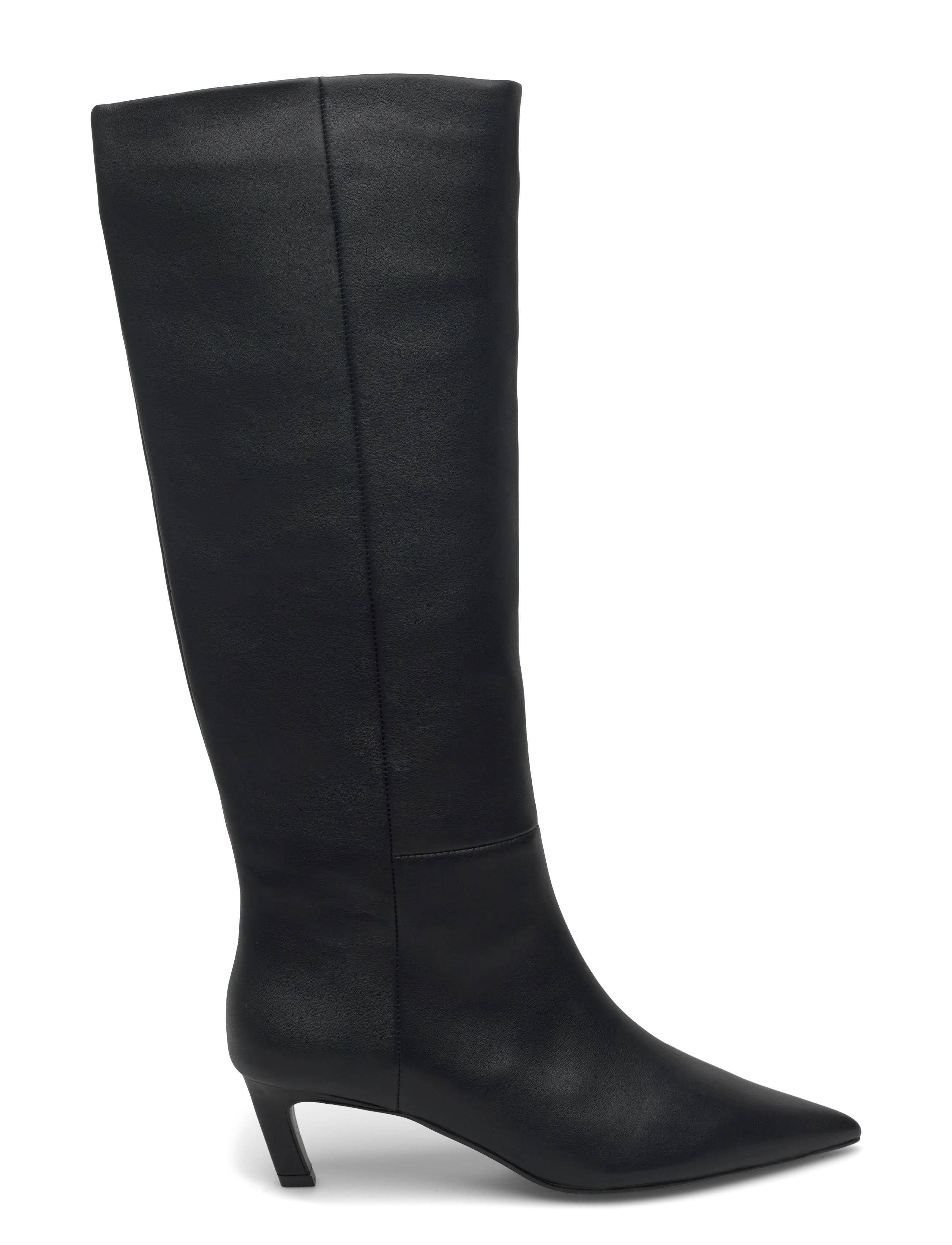 Calvin Klein - ESS KITTEN HEEL LONG BOOTS - ck black - 1