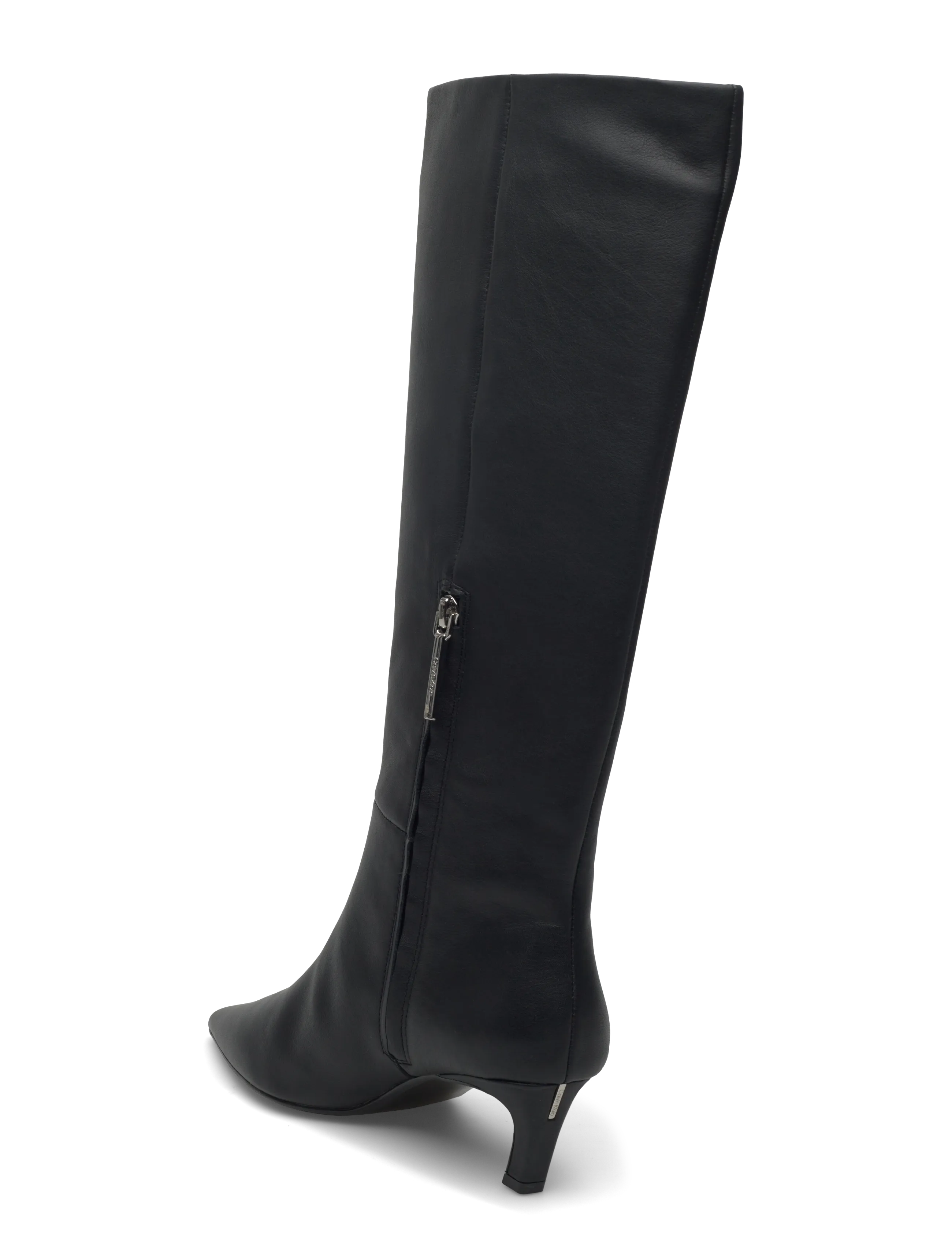 Calvin Klein - ESS KITTEN HEEL LONG BOOTS - ck black - 2