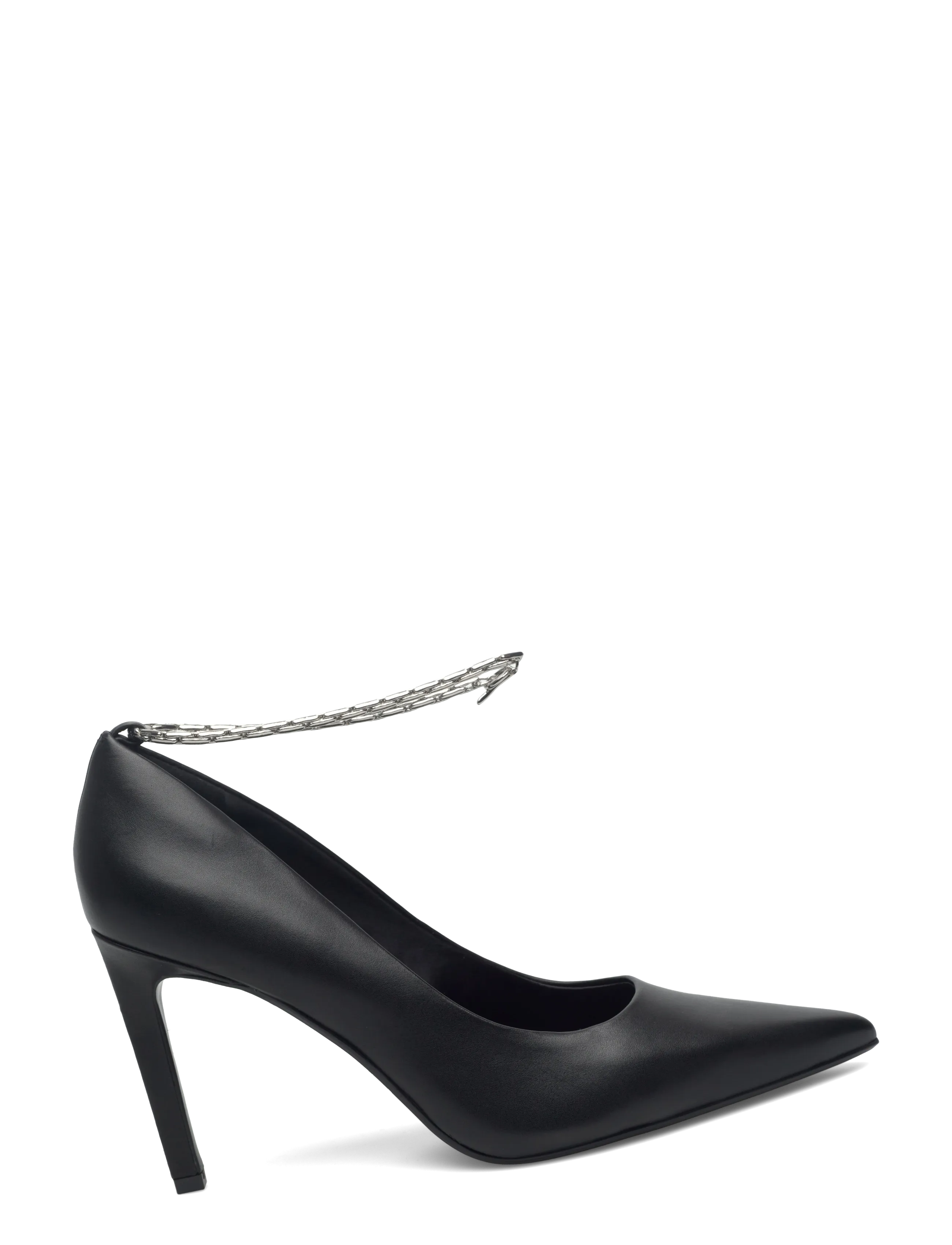 Calvin Klein - ESS STILETTO HDW CHAIN LTH 90 - black - 1