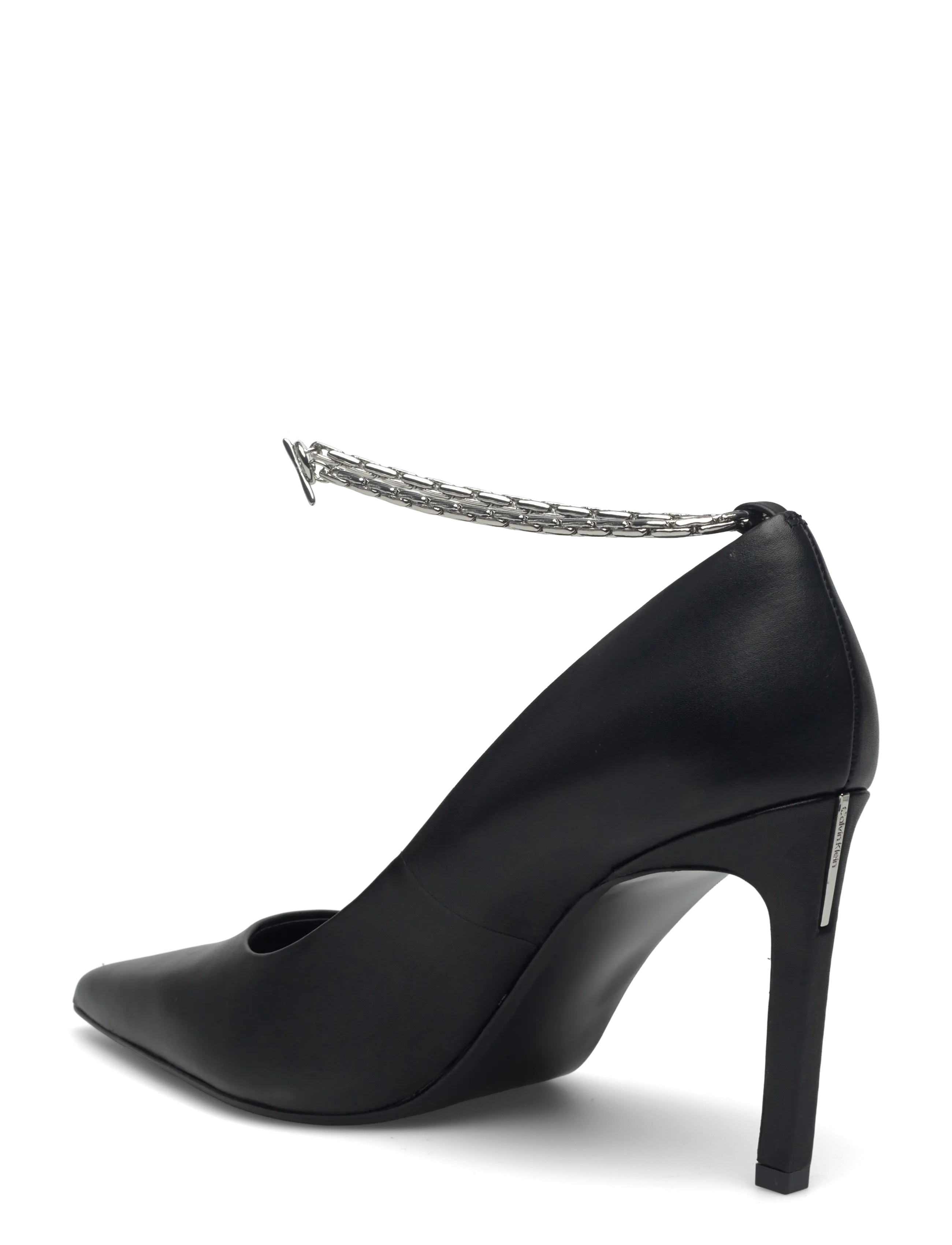 Calvin Klein - ESS STILETTO HDW CHAIN LTH 90 - black - 2