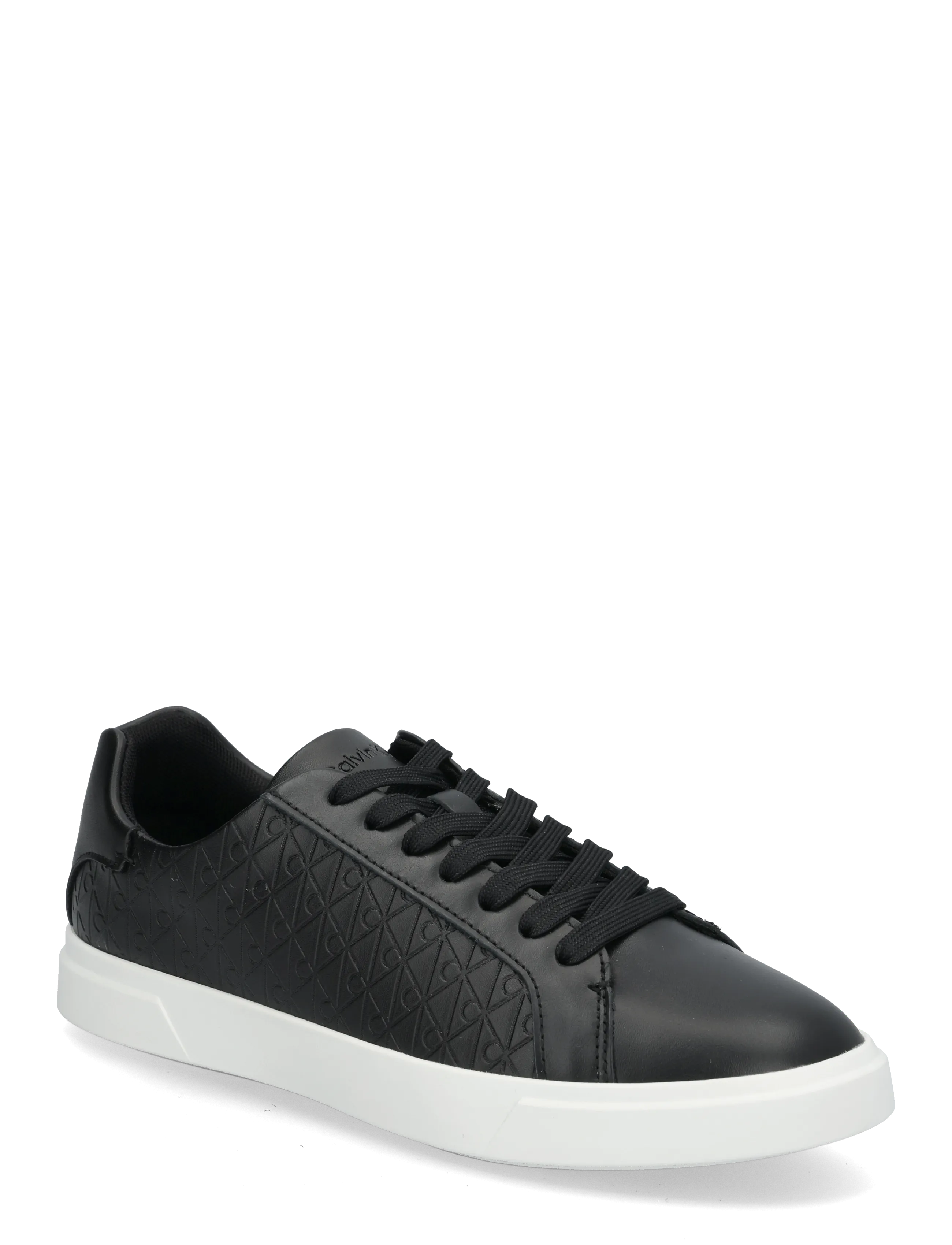 Calvin Klein LOW PRO CUPS LACEUP LTH AOP - Schuhe - CK BLACK / black