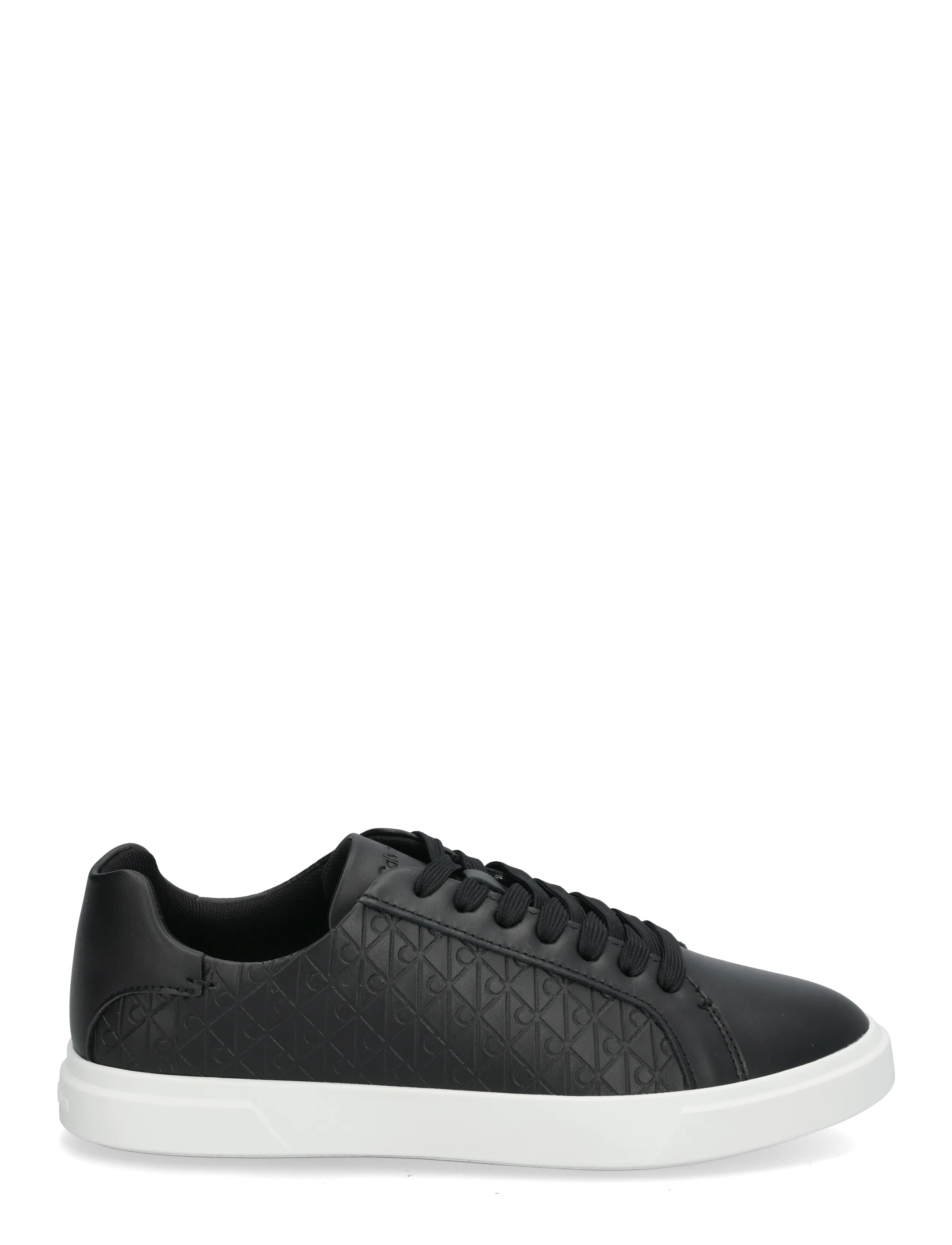 Calvin Klein - LOW PRO CUPS LACEUP LTH AOP - low tops - ck black - 2