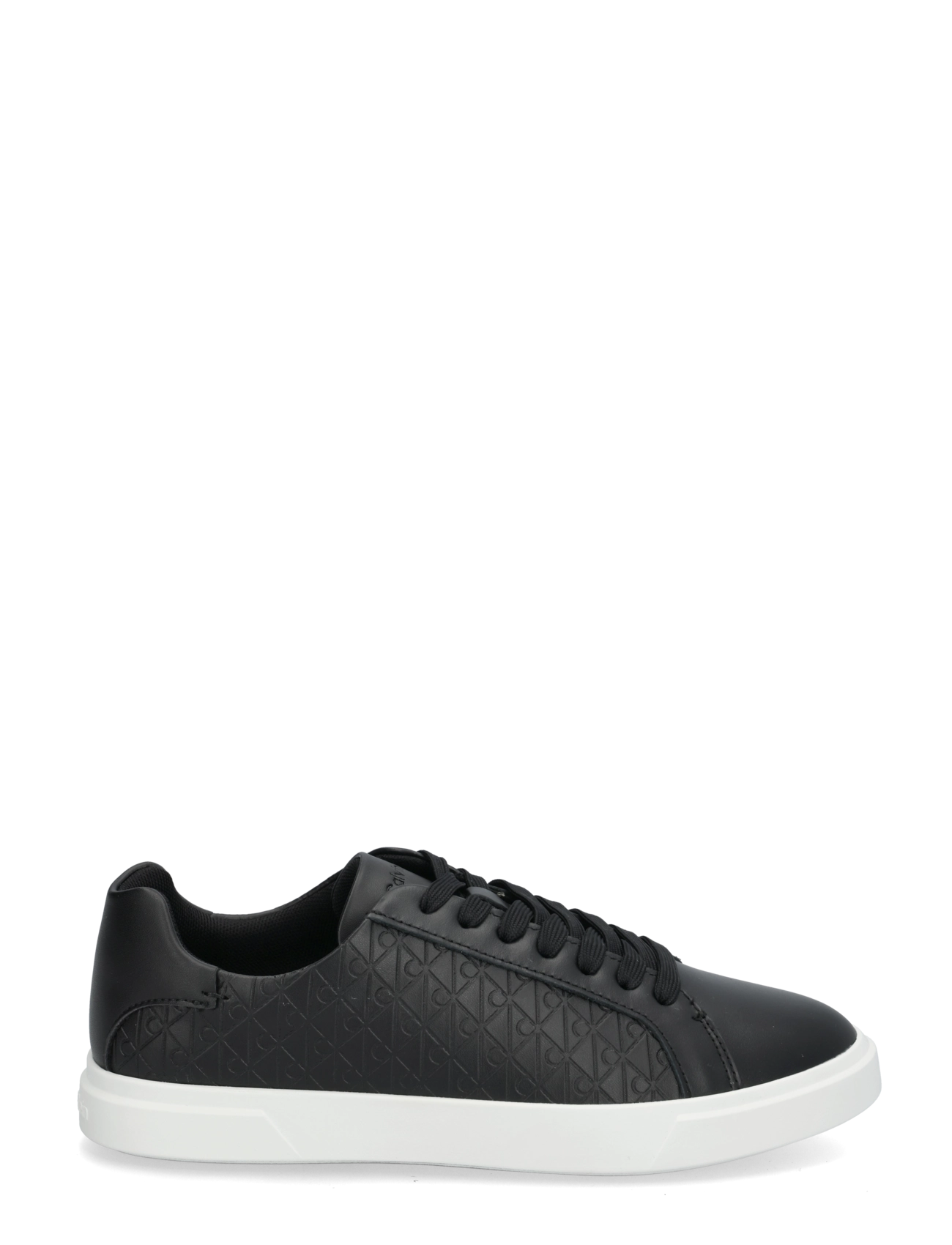 Calvin Klein - LOW PRO CUPS LACEUP LTH AOP - low tops - ck black - 2