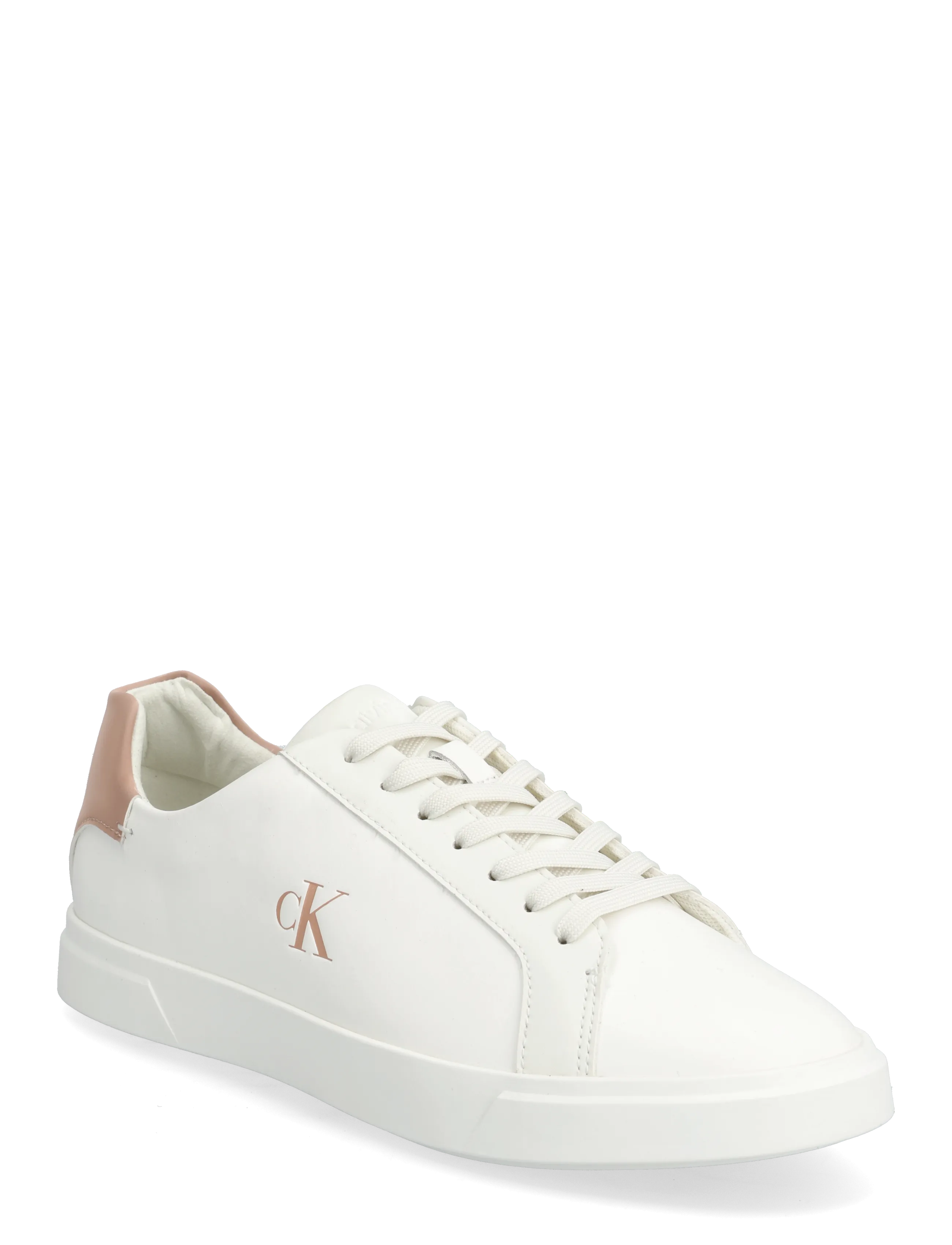 Calvin Klein LOW PRO CUPS LTH MG - Sneakers - LILY WHITE/TUSCANY / white