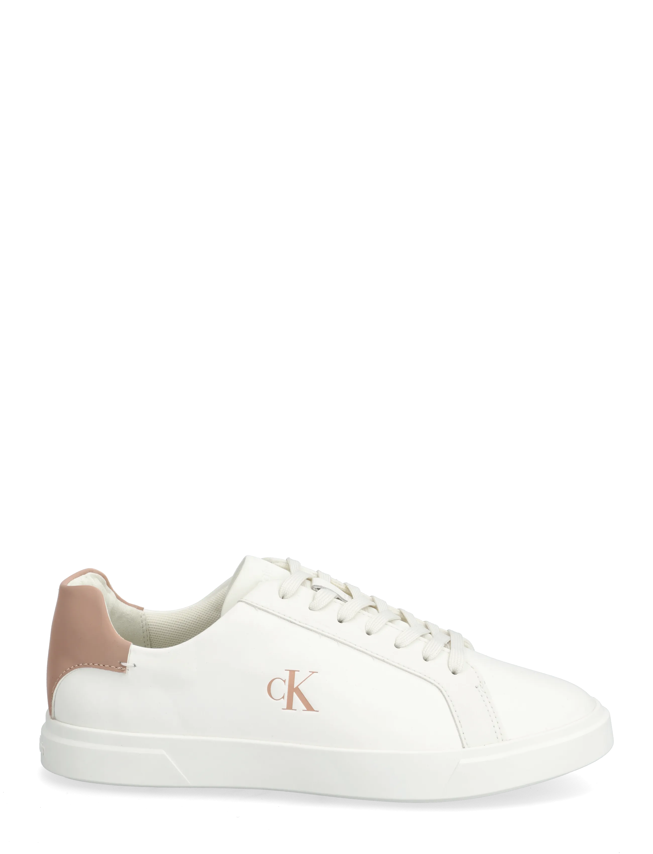 Calvin Klein - LOW PRO CUPS LTH MG - lave sneakers - lily white/tuscany - 1