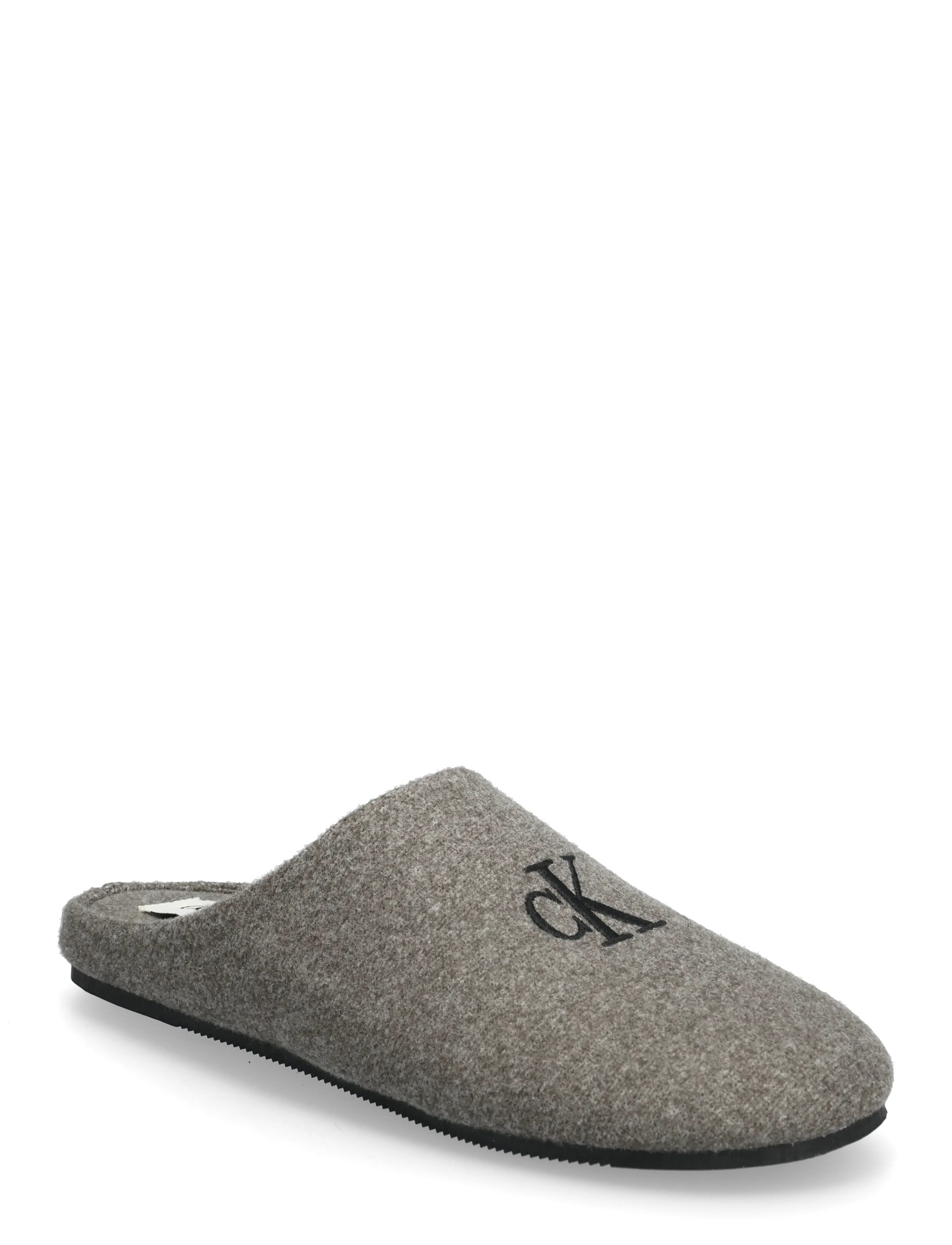 Calvin Klein Home Slipper Mule Wool Felt, Kvinder, Hjemmesko Mule, Grå, Str: 38