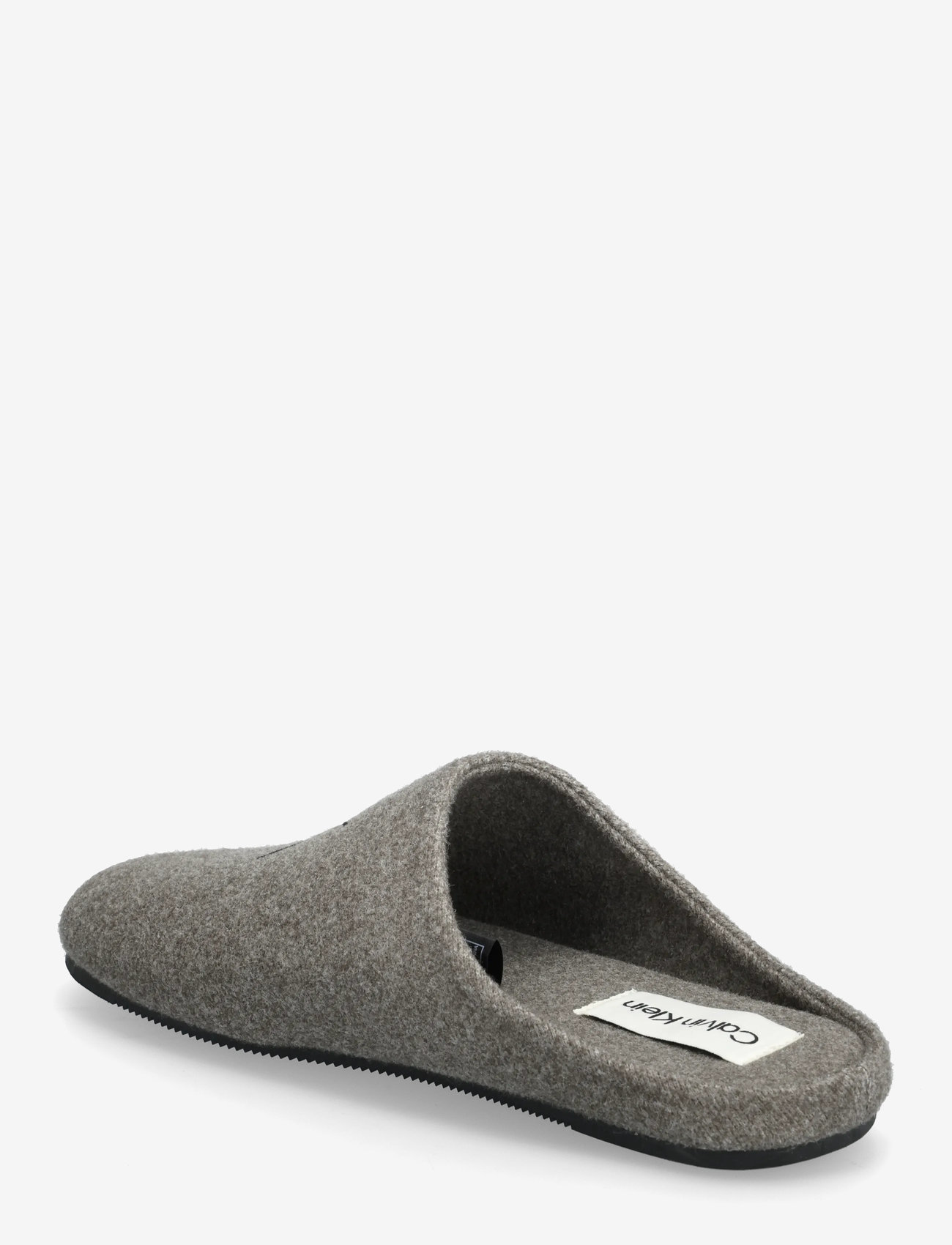 Calvin Klein - HOME SLIPPER MULE WOOL FELT - alltags-style - black/granite gray - 2