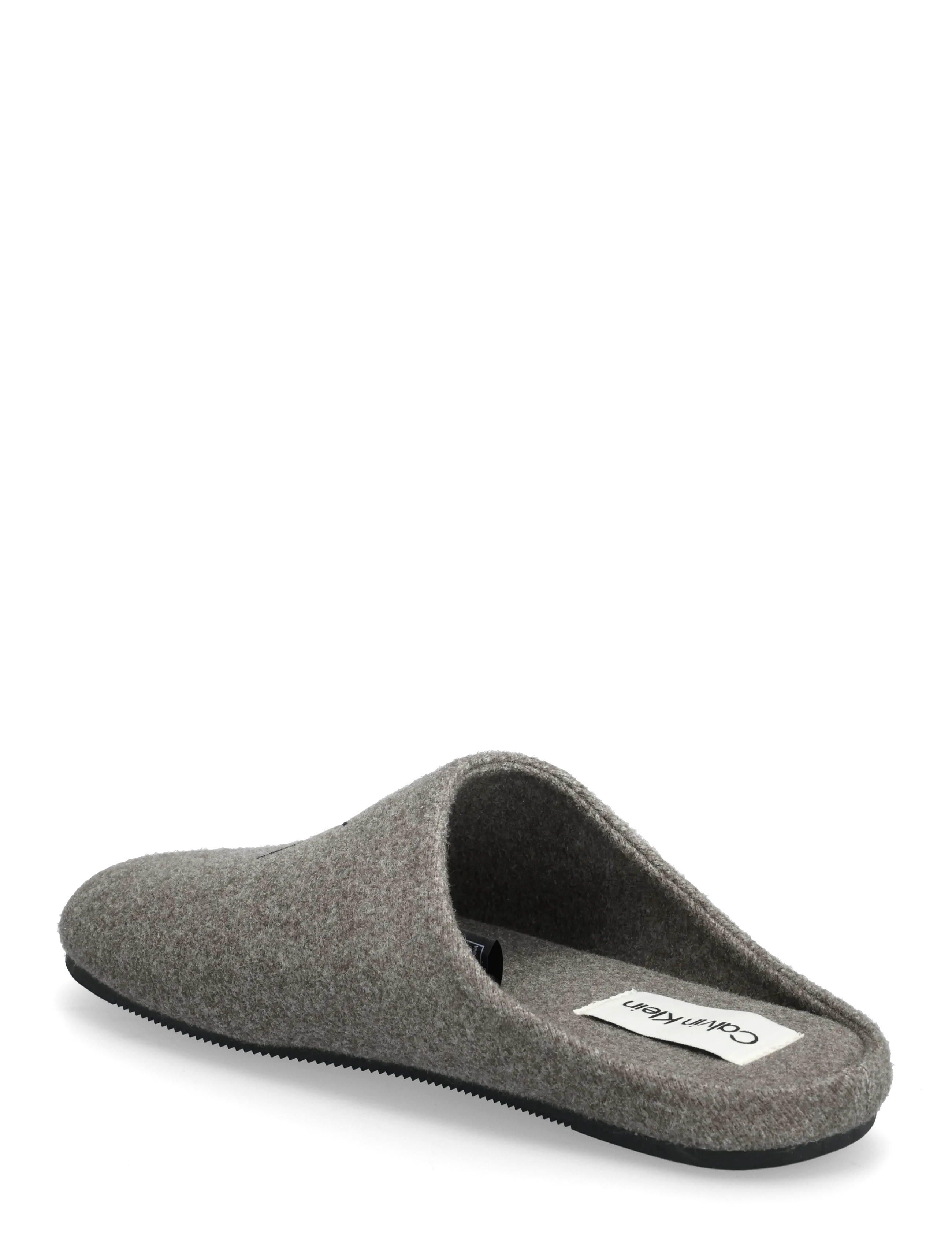 Calvin Klein - HOME SLIPPER MULE WOOL FELT - alltags-style - black/granite gray - 2