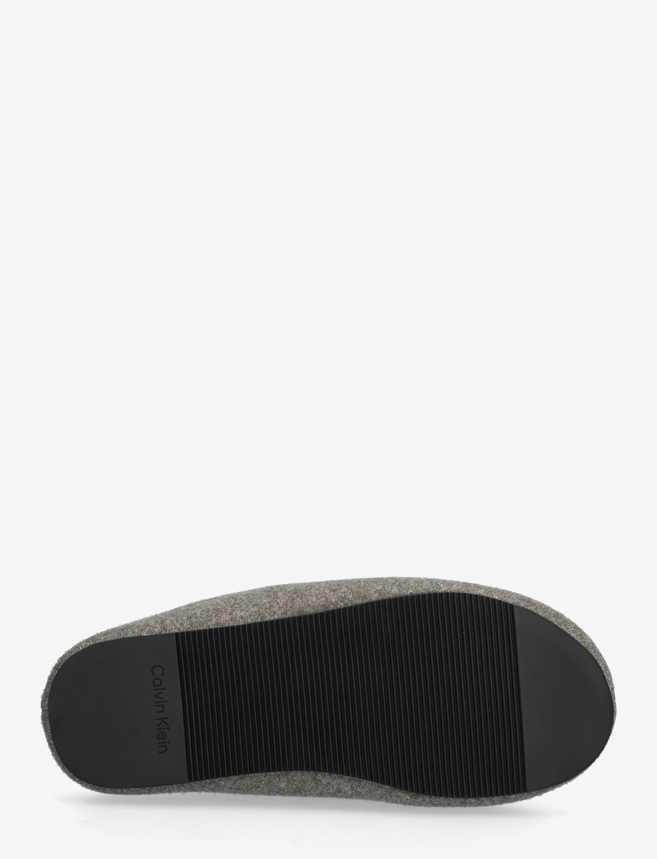 Calvin Klein - HOME SLIPPER MULE WOOL FELT - alltags-style - black/granite gray - 4