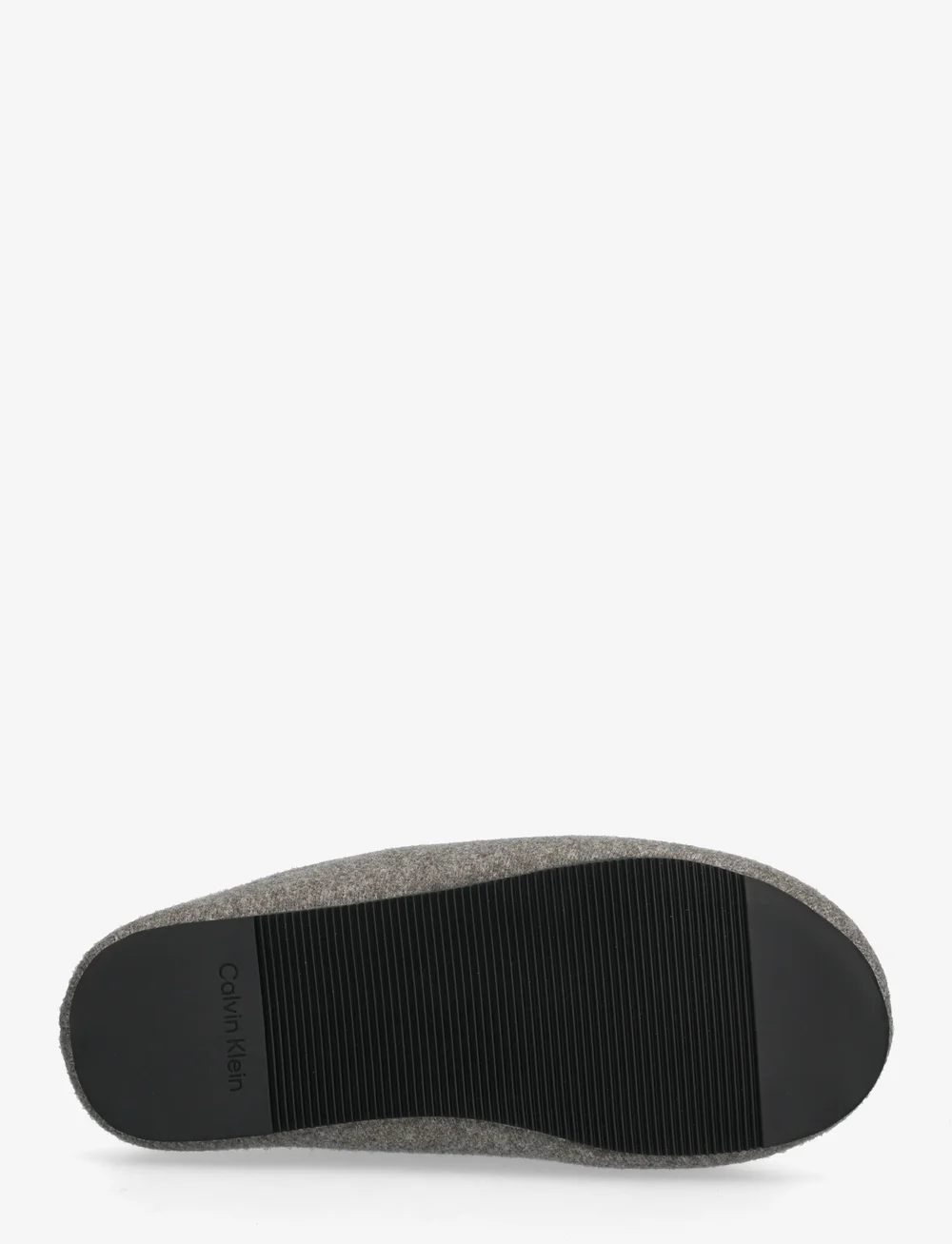 Calvin Klein - HOME SLIPPER MULE WOOL FELT - alltags-style - black/granite gray - 4