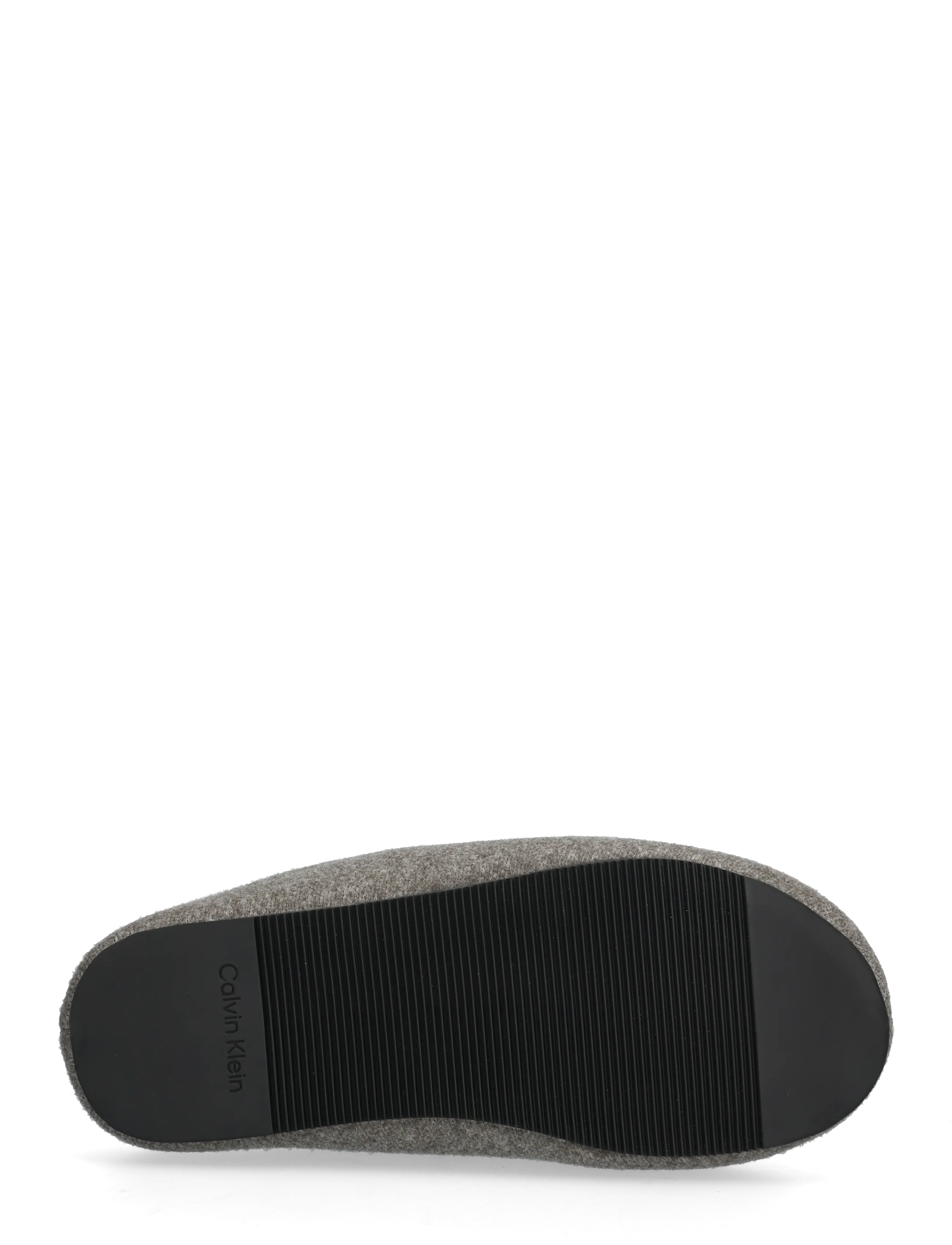 Calvin Klein - HOME SLIPPER MULE WOOL FELT - alltags-style - black/granite gray - 4