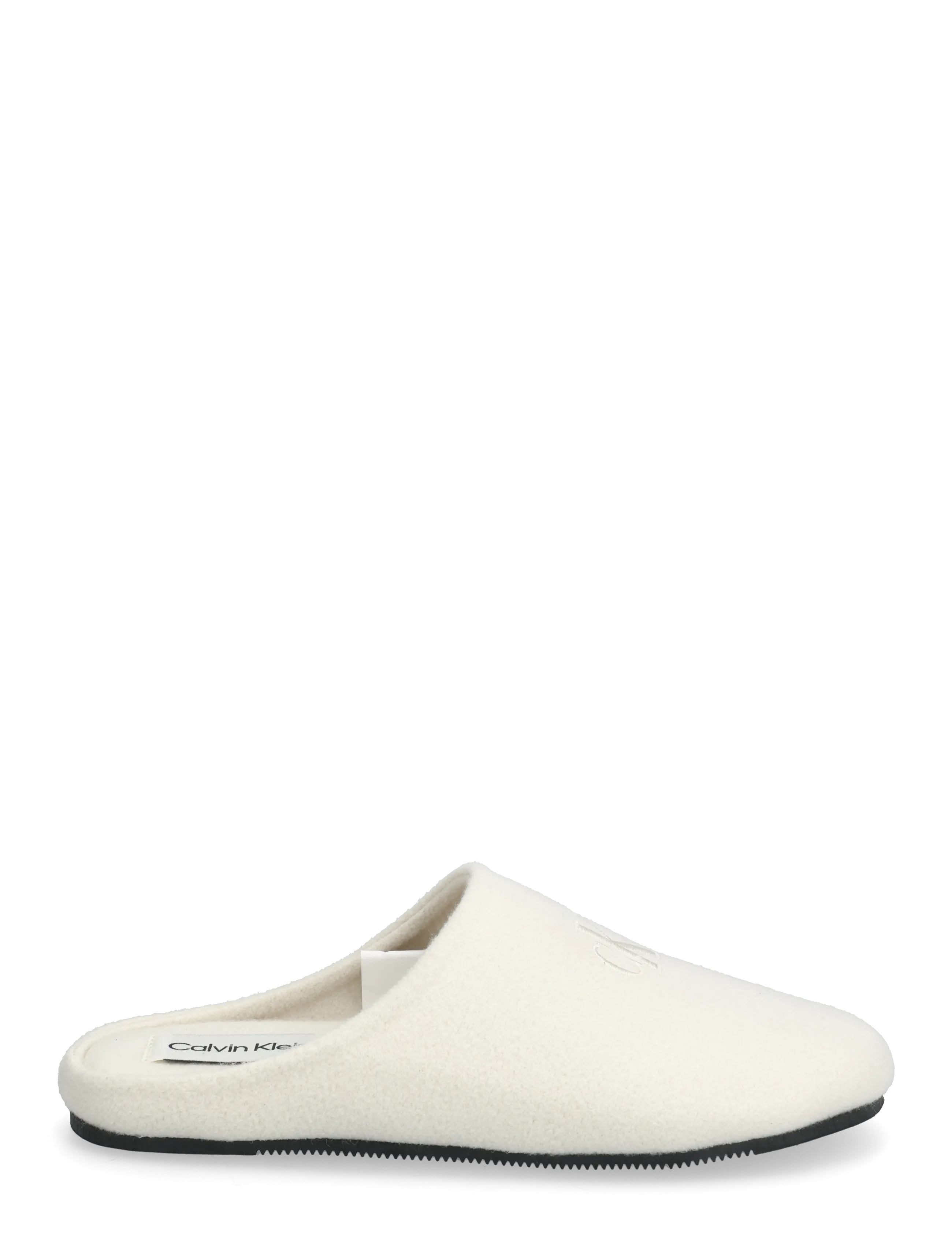 Calvin Klein - HOME SLIPPER MULE WOOL FELT - hverdags stil - marshmallow - 1