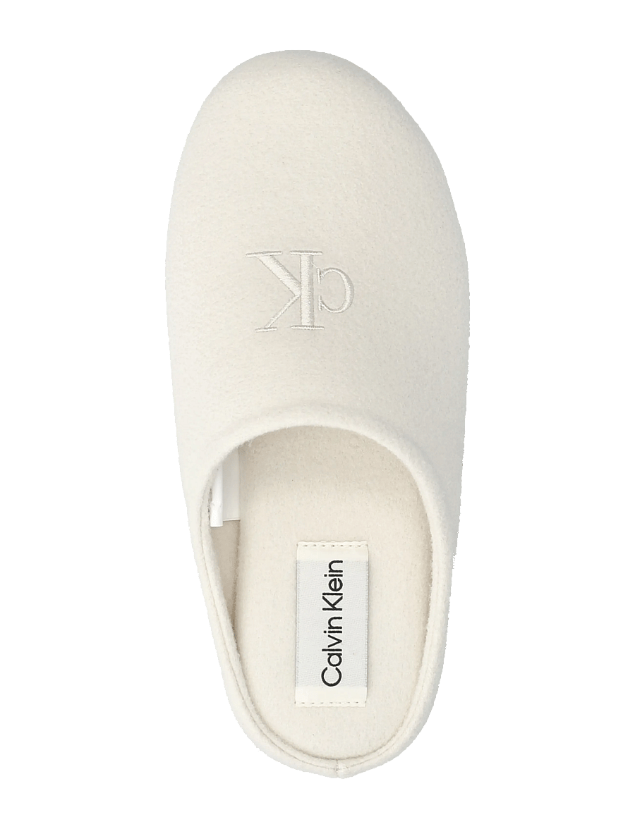 Calvin Klein - HOME SLIPPER MULE WOOL FELT - igapäevane stiil - marshmallow - 3