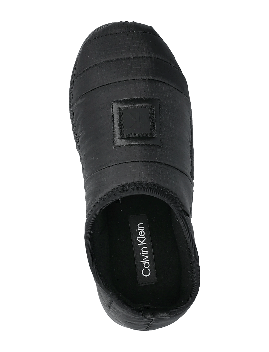 Calvin Klein - HOME SLIPPER NYL PATCH - alltags-style - black - 3