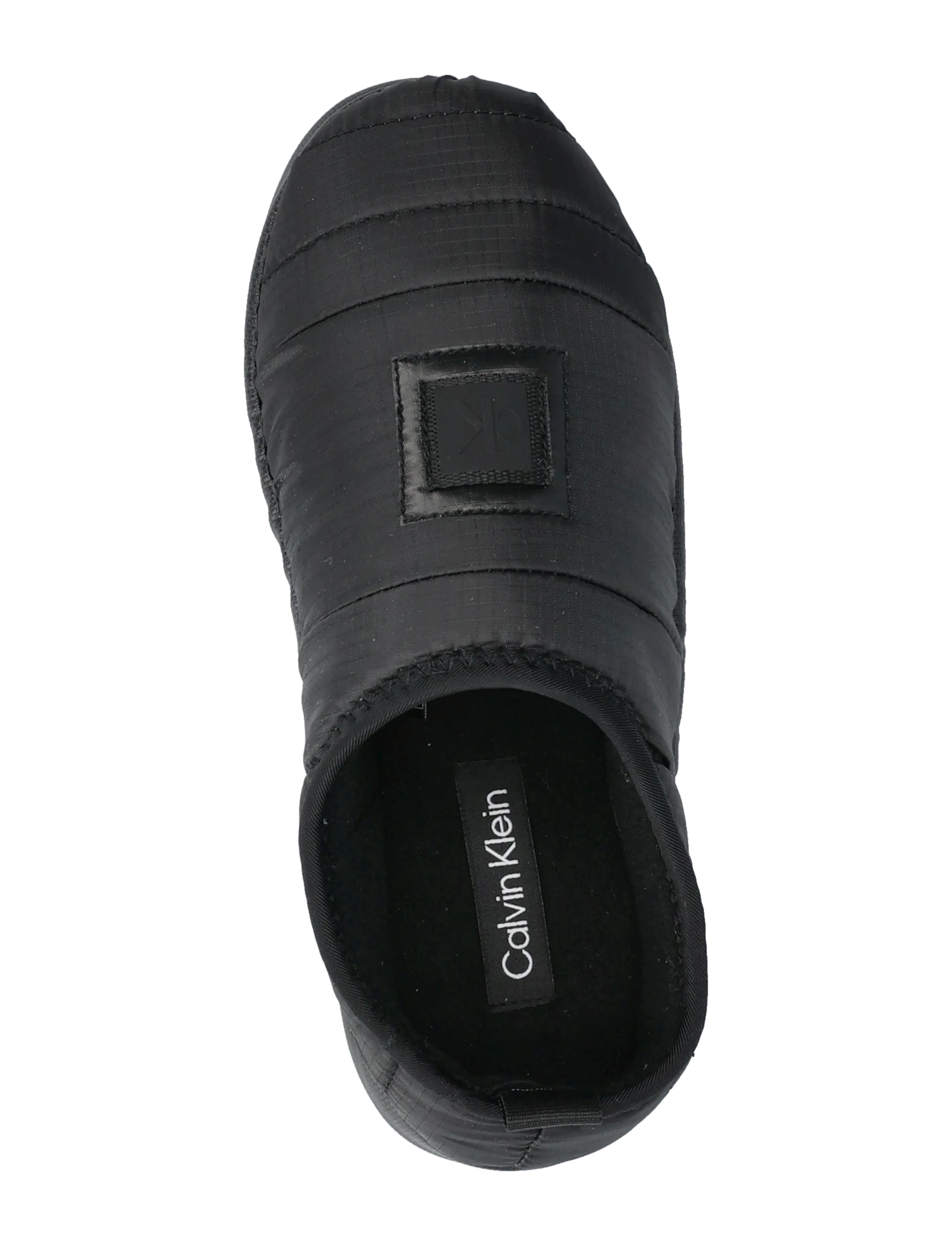 Calvin Klein - HOME SLIPPER NYL PATCH - sussid - black - 3