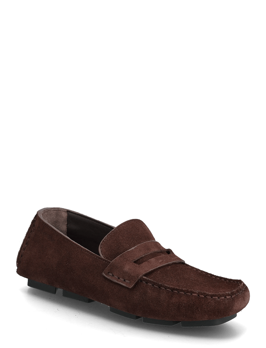 Calvin Klein - SQUARE DRIVER SUEDE - modetrender - bordeaux - 0