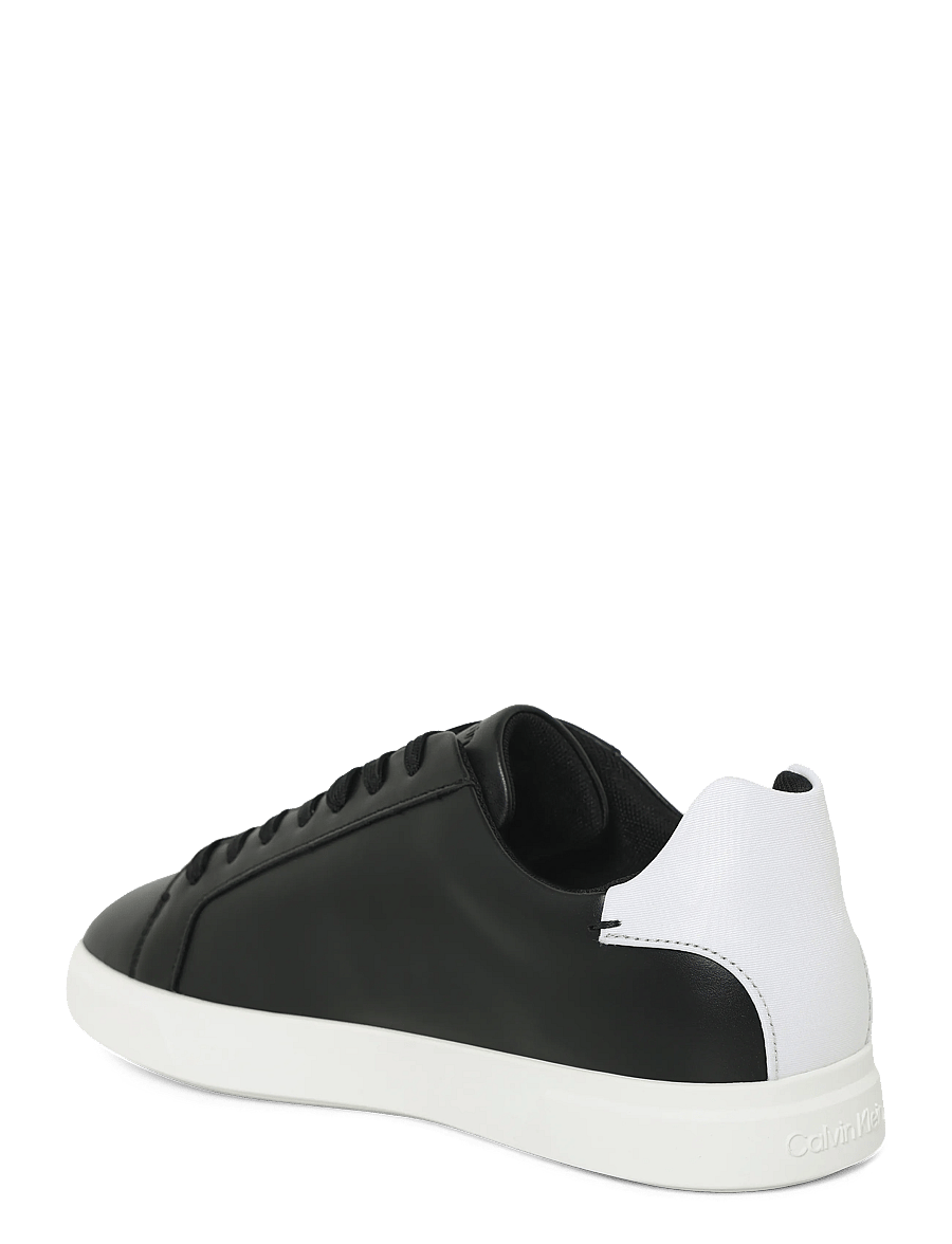 Calvin Klein - LOW PRO CUP LACEUP LTH MOIRE - konfirmationstøj - black bright white - 1