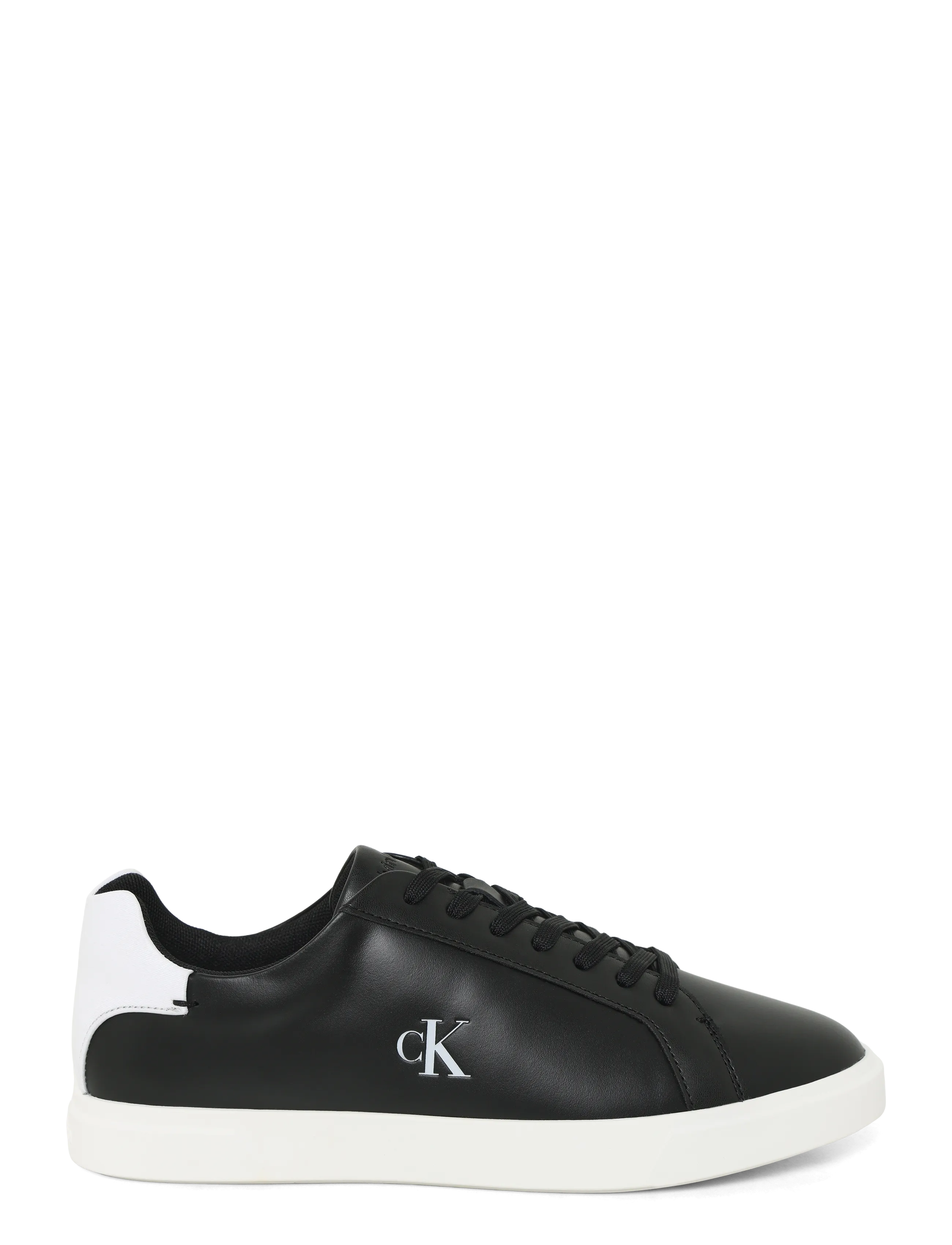 Calvin Klein - LOW PRO CUP LACEUP LTH MOIRE - konfirmationstøj - black bright white - 2