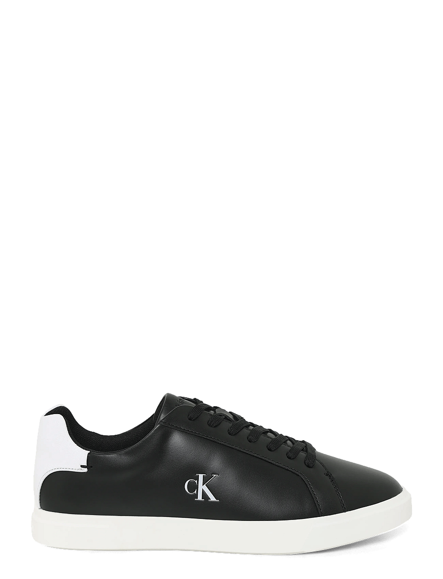 Calvin Klein - LOW PRO CUP LACEUP LTH MOIRE - konfirmationstøj - black bright white - 2
