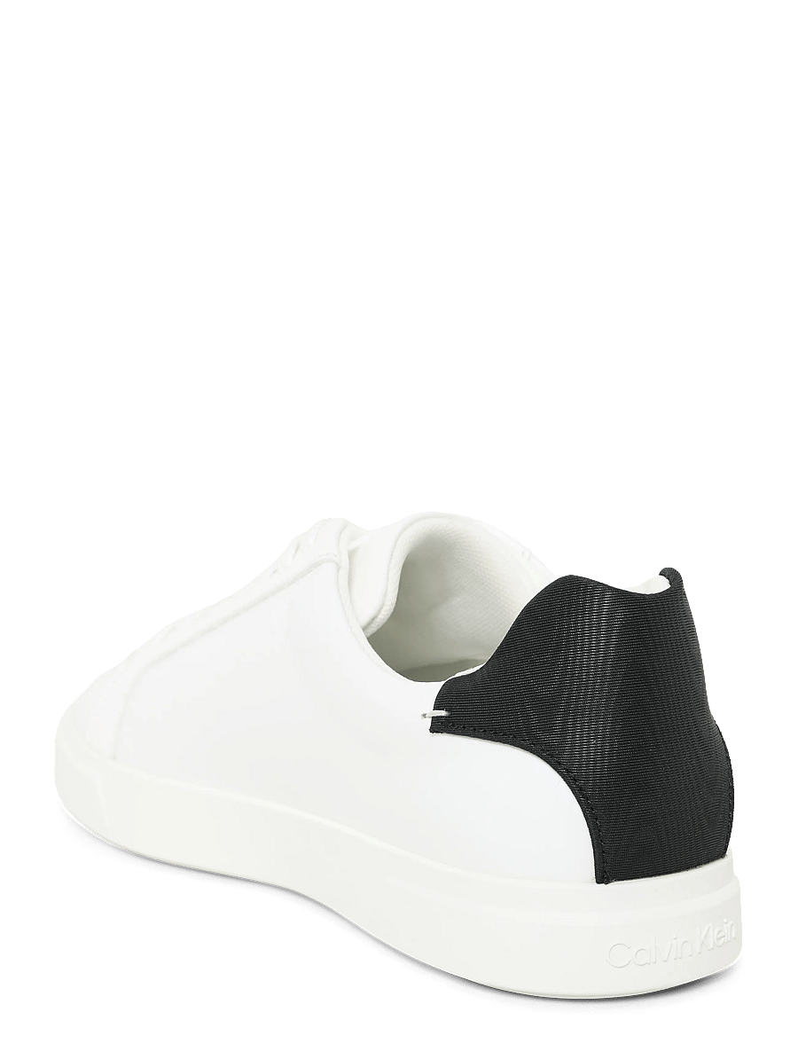 Calvin Klein - LOW PRO CUP LACEUP LTH MOIRE - konfirmationstøj - bright white black - 1