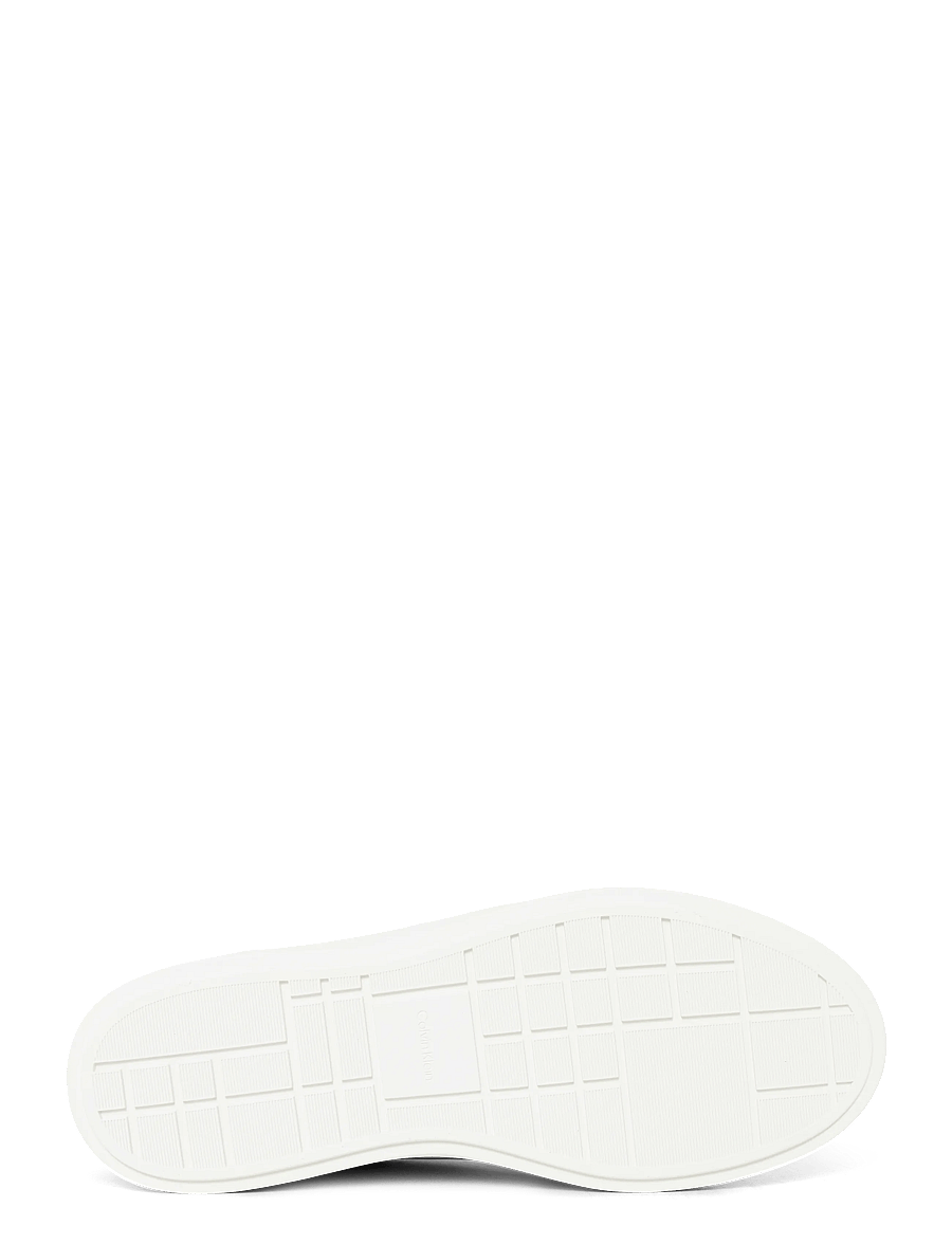 Calvin Klein - LOW PRO CUP LACEUP LTH MOIRE - konfirmationstøj - bright white black - 4