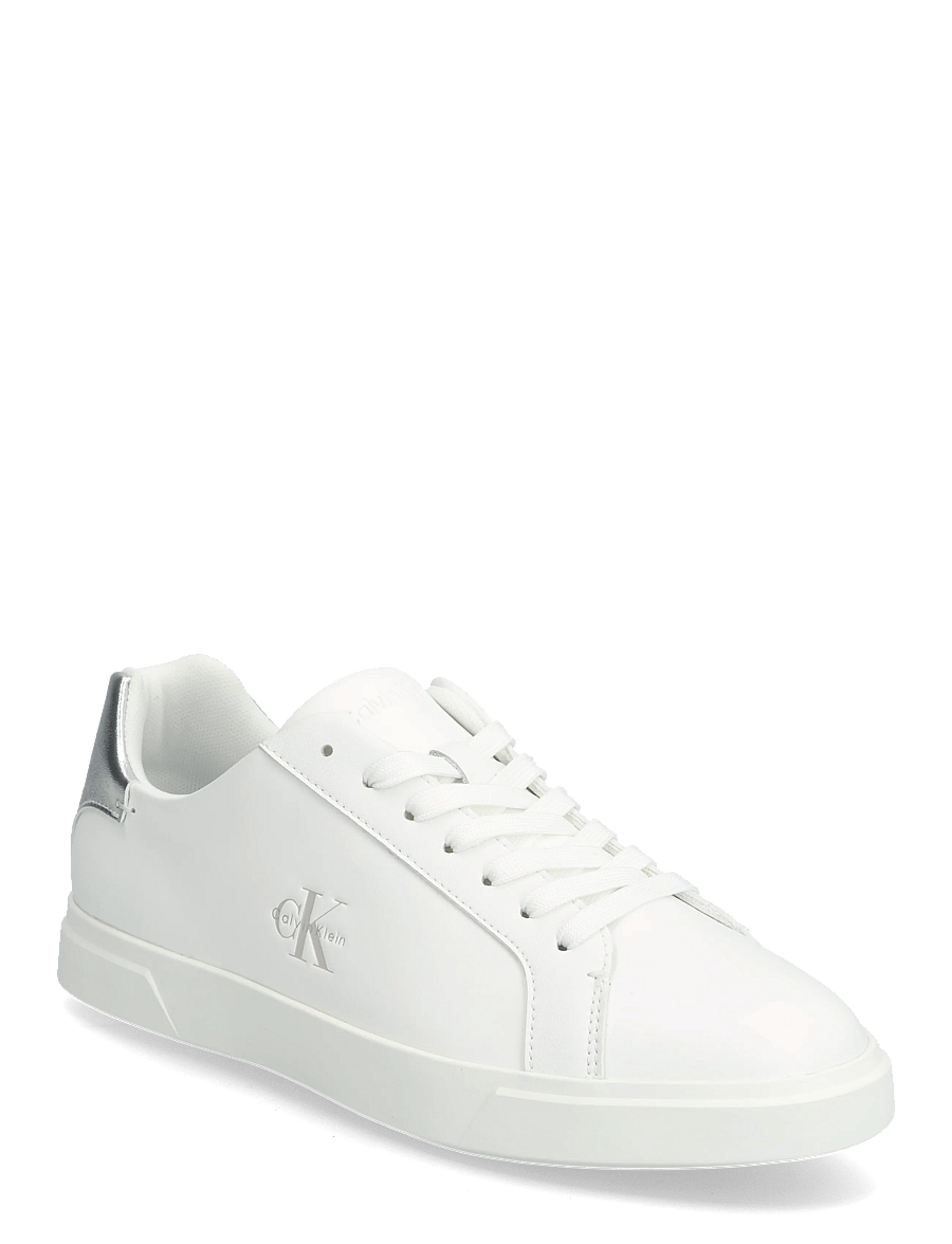 Calvin Klein - LOW PRO CUPS LACEUP LTH MET - konfirmationstøj - bright white silver - 0