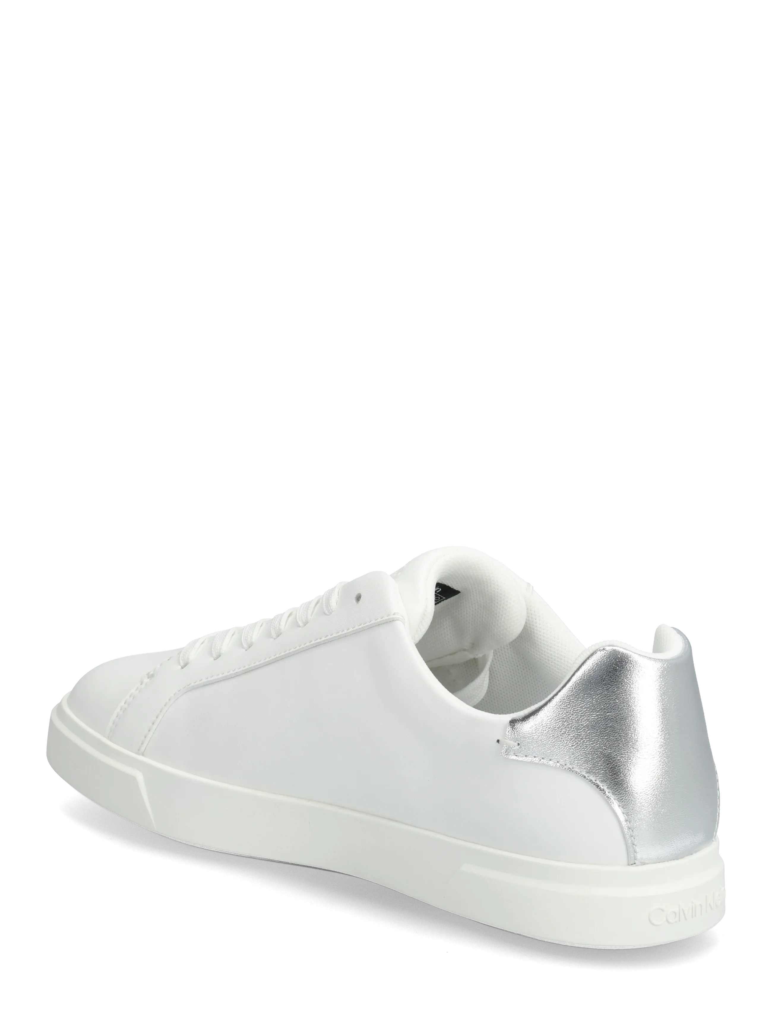 Calvin Klein - LOW PRO CUPS LACEUP LTH MET - konfirmationstøj - bright white silver - 2