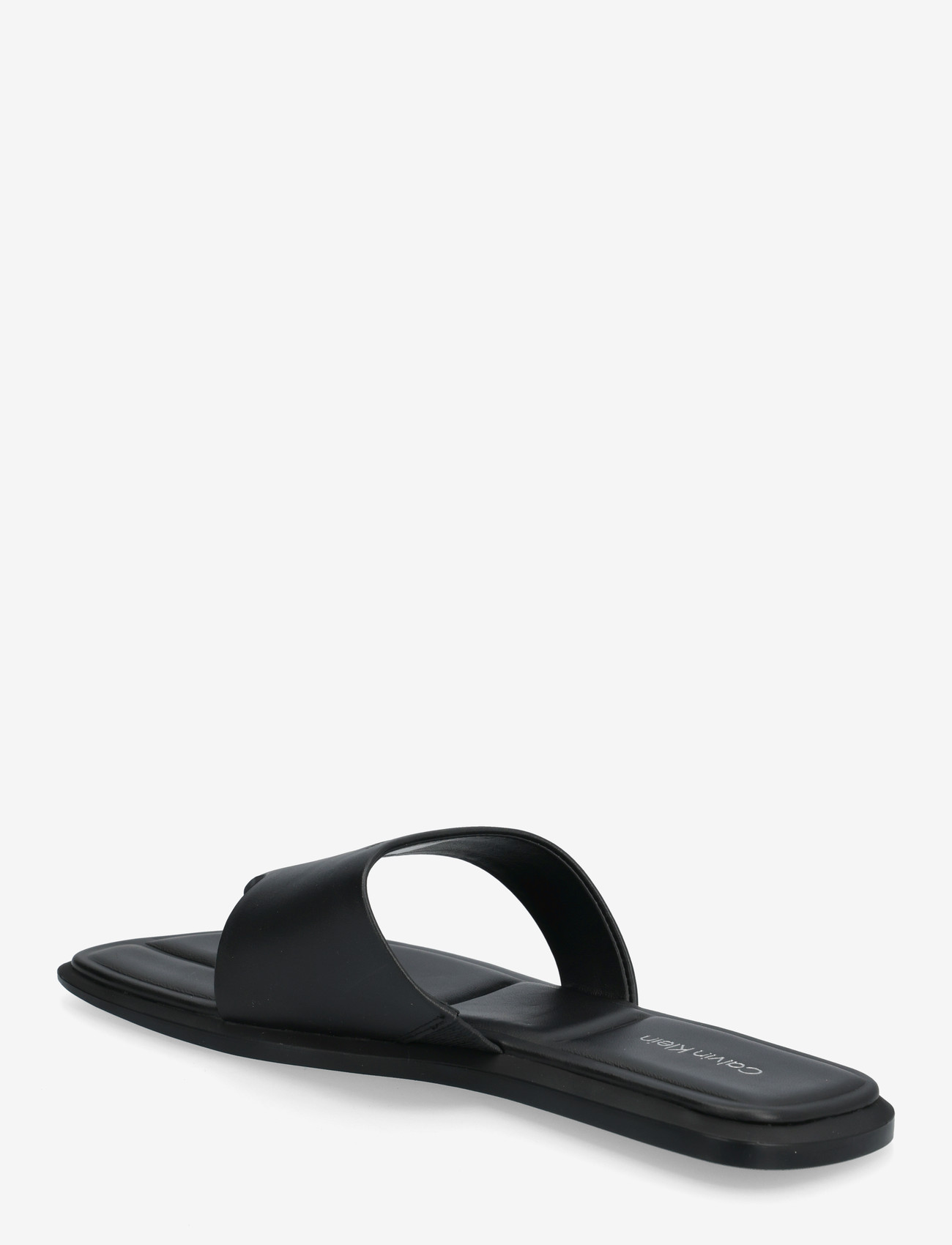 Calvin Klein - FLAT SANDAL THONG LTH - flade sandaler - triple black - 2