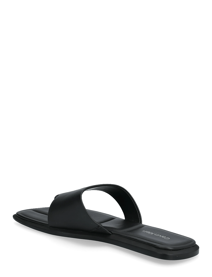 Calvin Klein - FLAT SANDAL THONG LTH - flache sandalen - triple black - 2