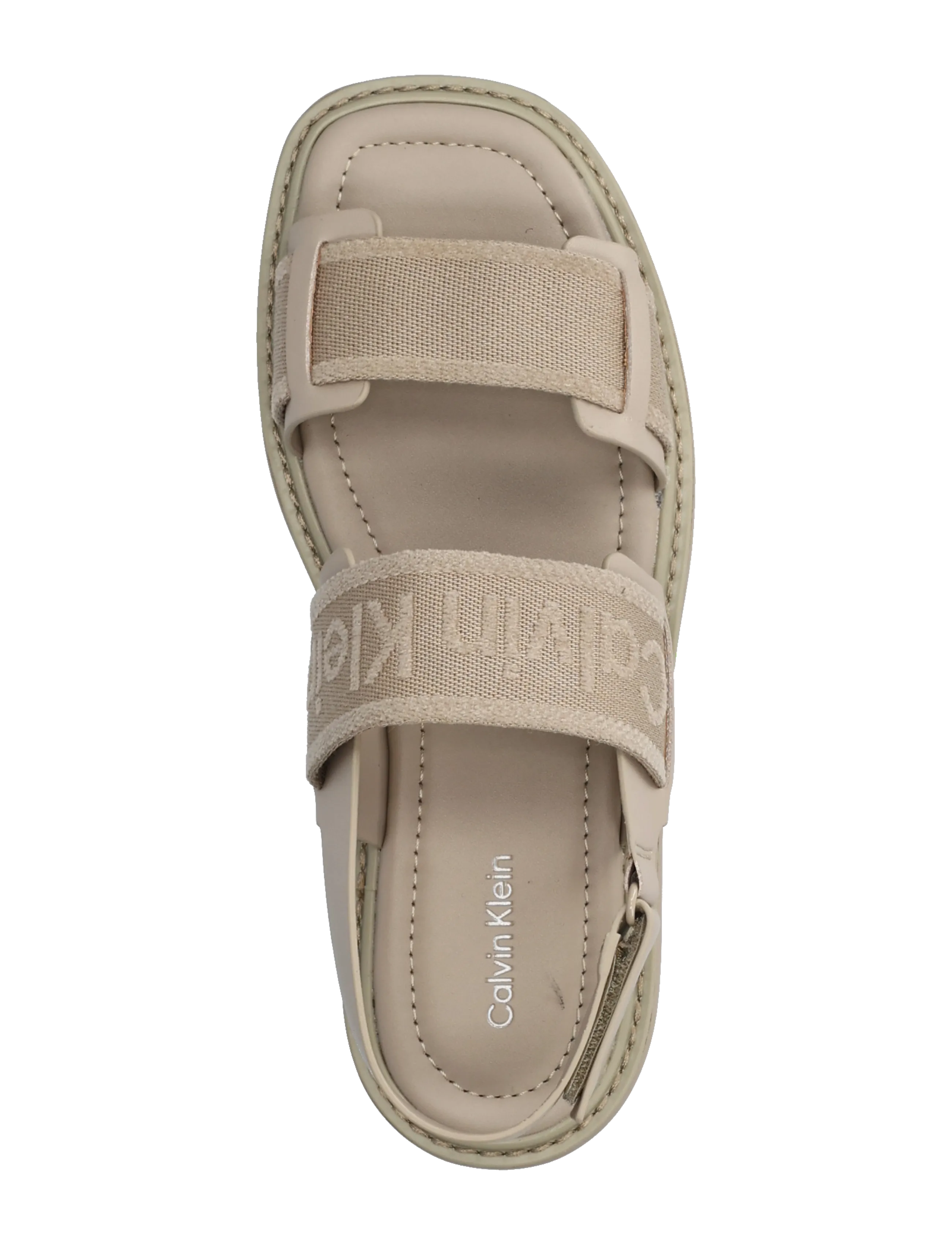 Calvin Klein - SQ MOLDED SANDAL WEBB - flade sandaler - nomad - 3