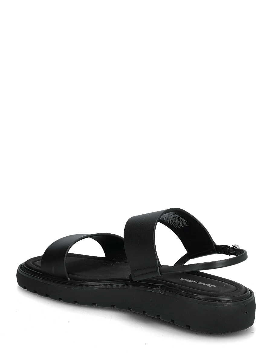 Calvin Klein - SQ MOLDED SANDAL SLIN LTH - plateau-sandalen - triple black - 2