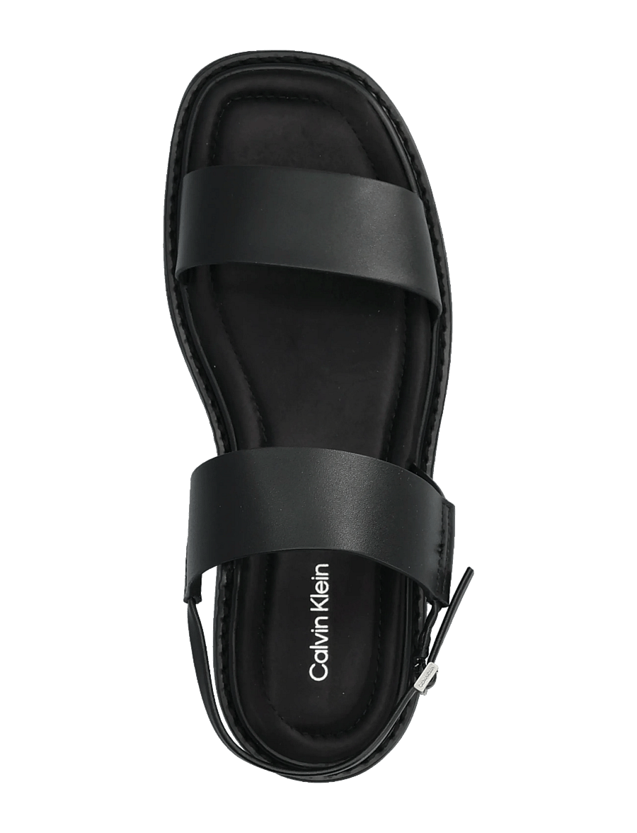Calvin Klein - SQ MOLDED SANDAL SLIN LTH - plateau-sandalen - triple black - 3