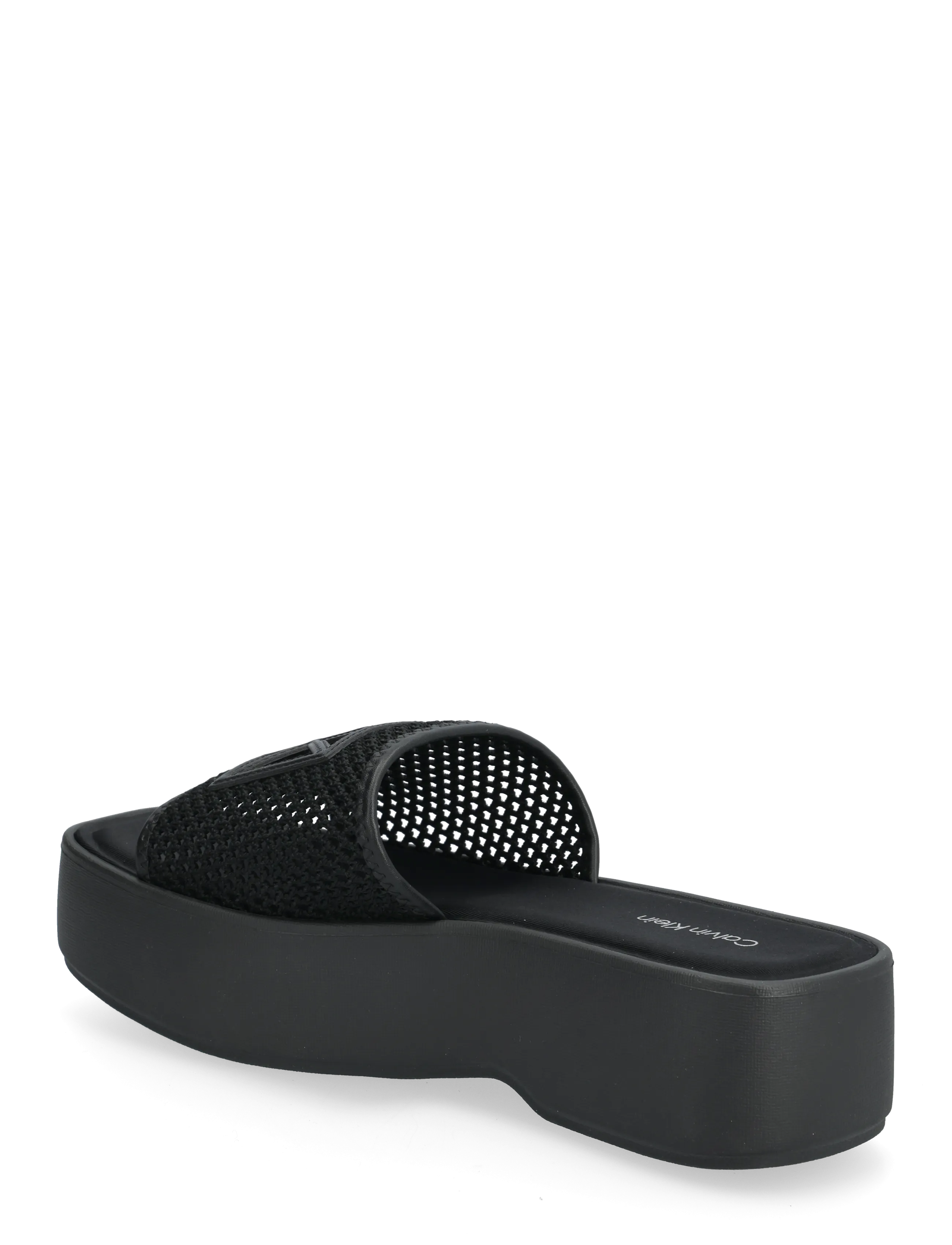 Calvin Klein - FLATFORM SNDL MESH - platform sandals - triple black - 2