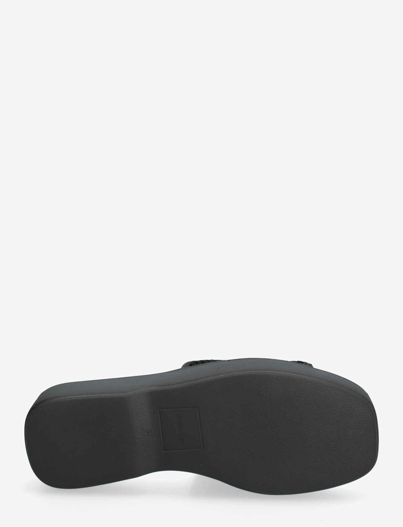 Calvin Klein - FLATFORM SNDL MESH - platformsandaler - triple black - 4