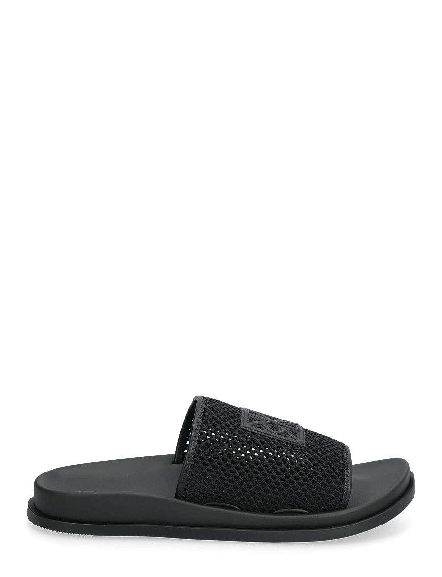Calvin Klein - CITY SANDAL MULE MESH - badtofflor - triple black - 1