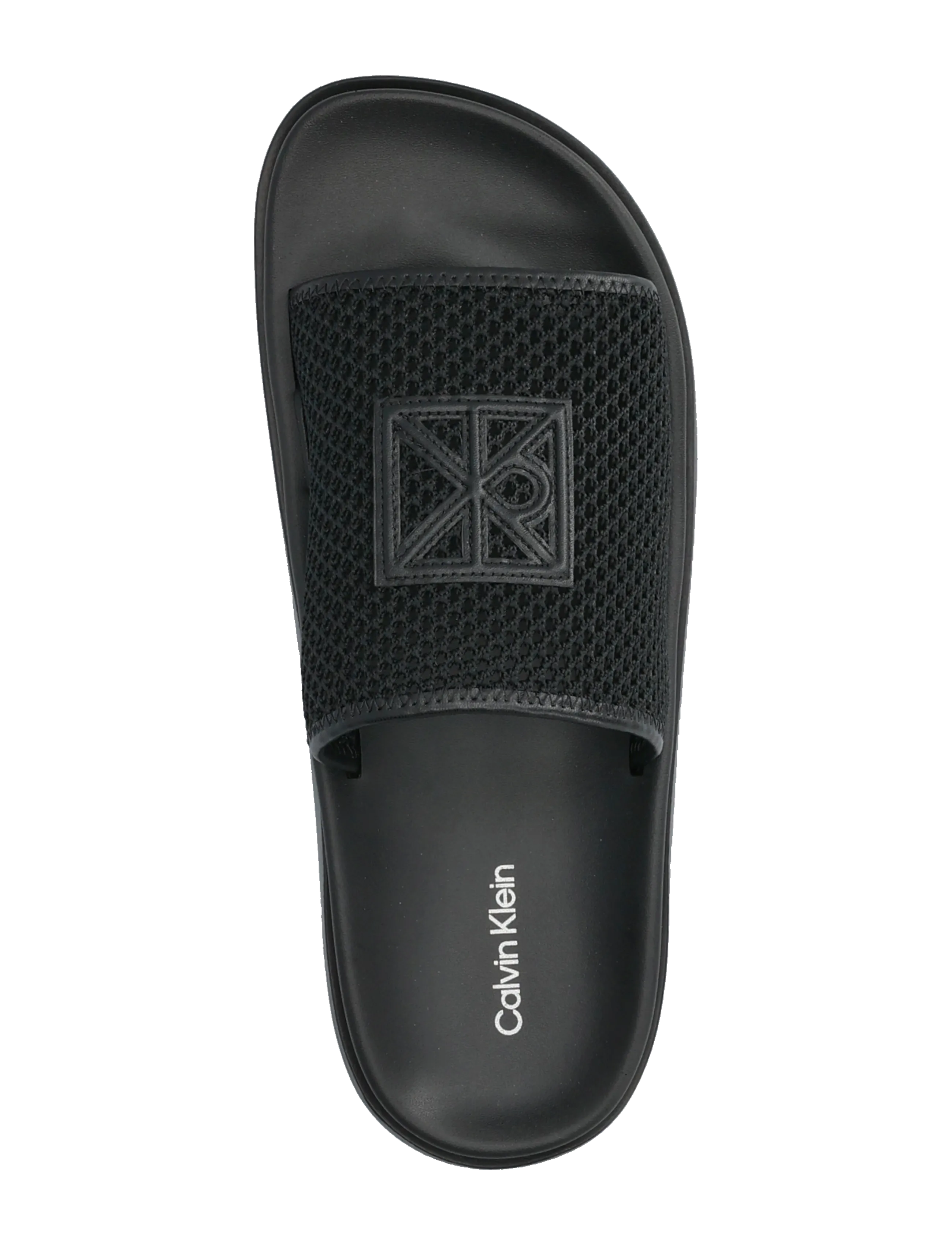 Calvin Klein - CITY SANDAL MULE MESH - flade mules - triple black - 3