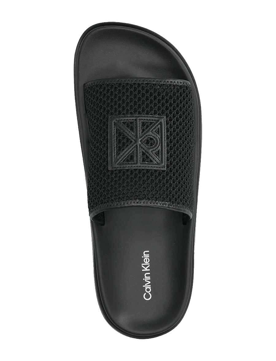 Calvin Klein - CITY SANDAL MULE MESH - badtofflor - triple black - 3