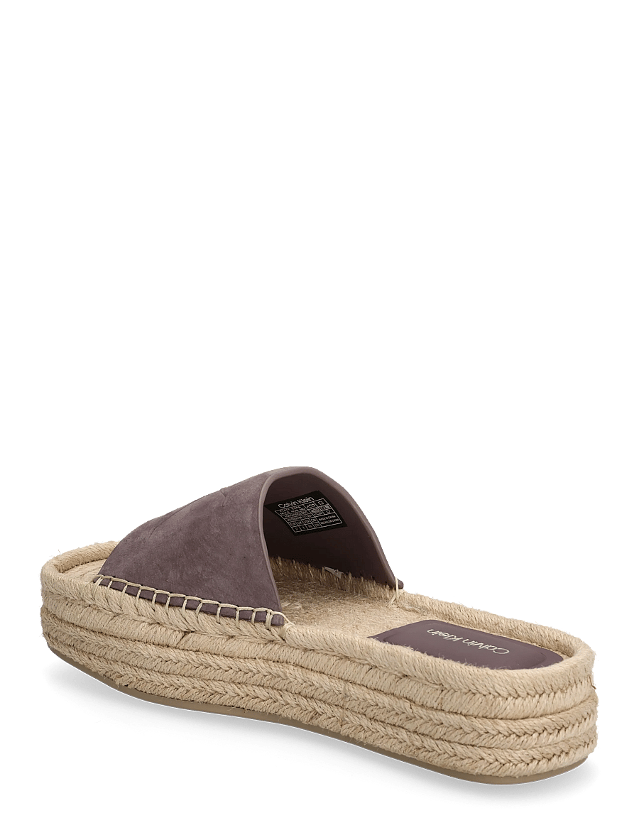 Calvin Klein - FLATF ESPA MULE NUB MG - espadrilles - peppercorn - 2