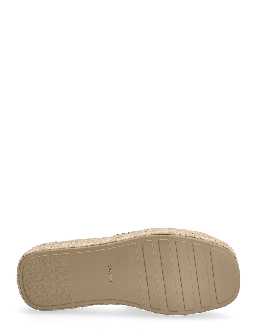 Calvin Klein - FLATF ESPA MULE NUB MG - espadrilles - peppercorn - 4