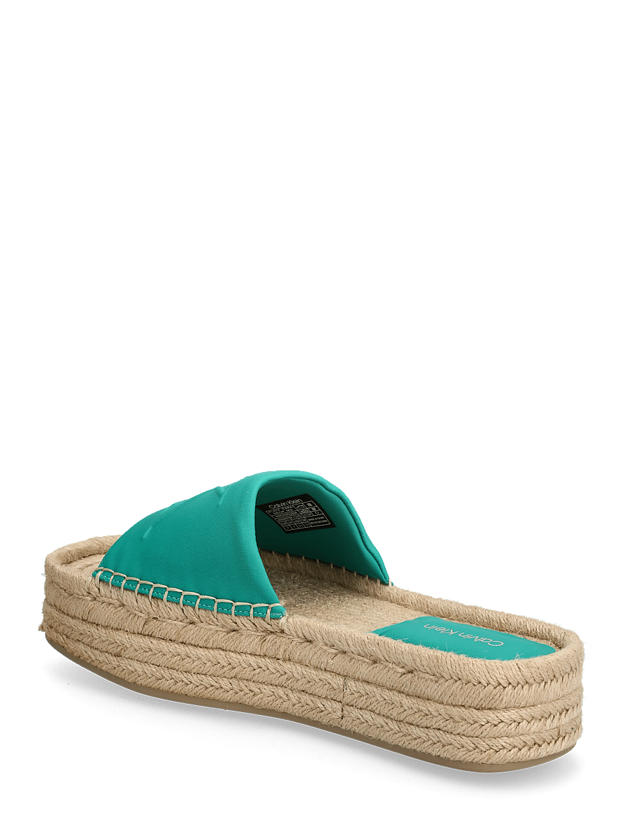 Calvin Klein - FLATF ESPA NEOP MG - espadrillos med hæl - enchanted forest - 2