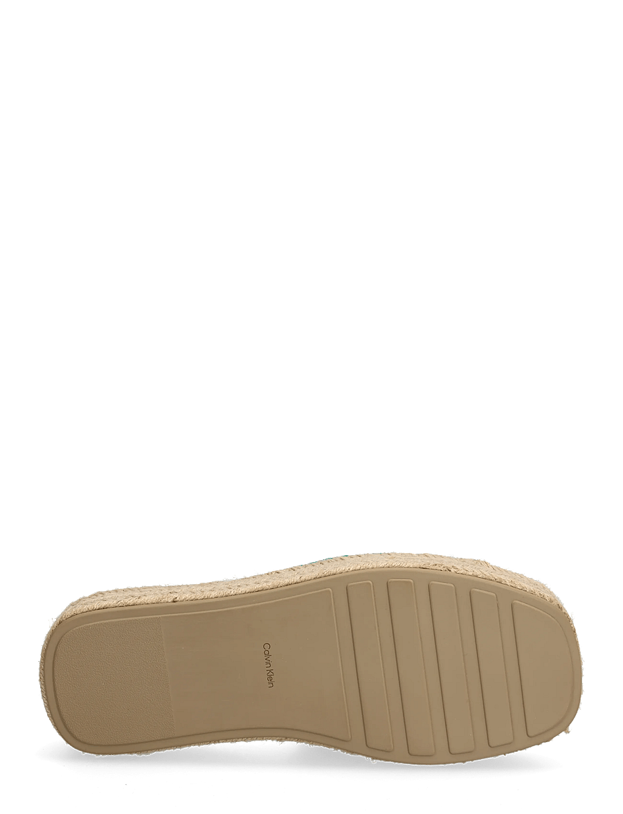 Calvin Klein - FLATF ESPA NEOP MG - espadrillos med hæl - enchanted forest - 4