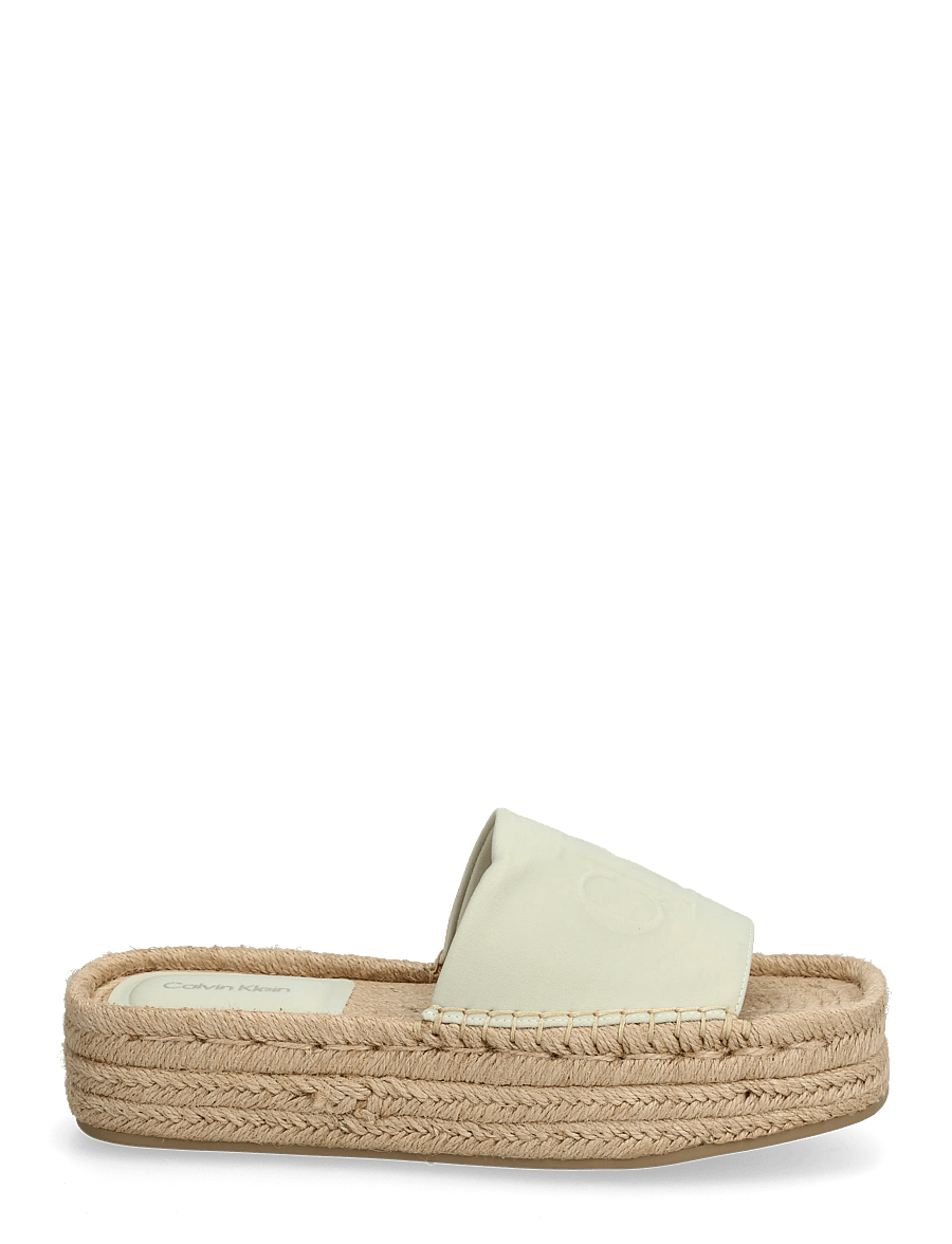 Calvin Klein - FLATF ESPA NEOP MG - espadrilles mit absatz - misty blue - 1