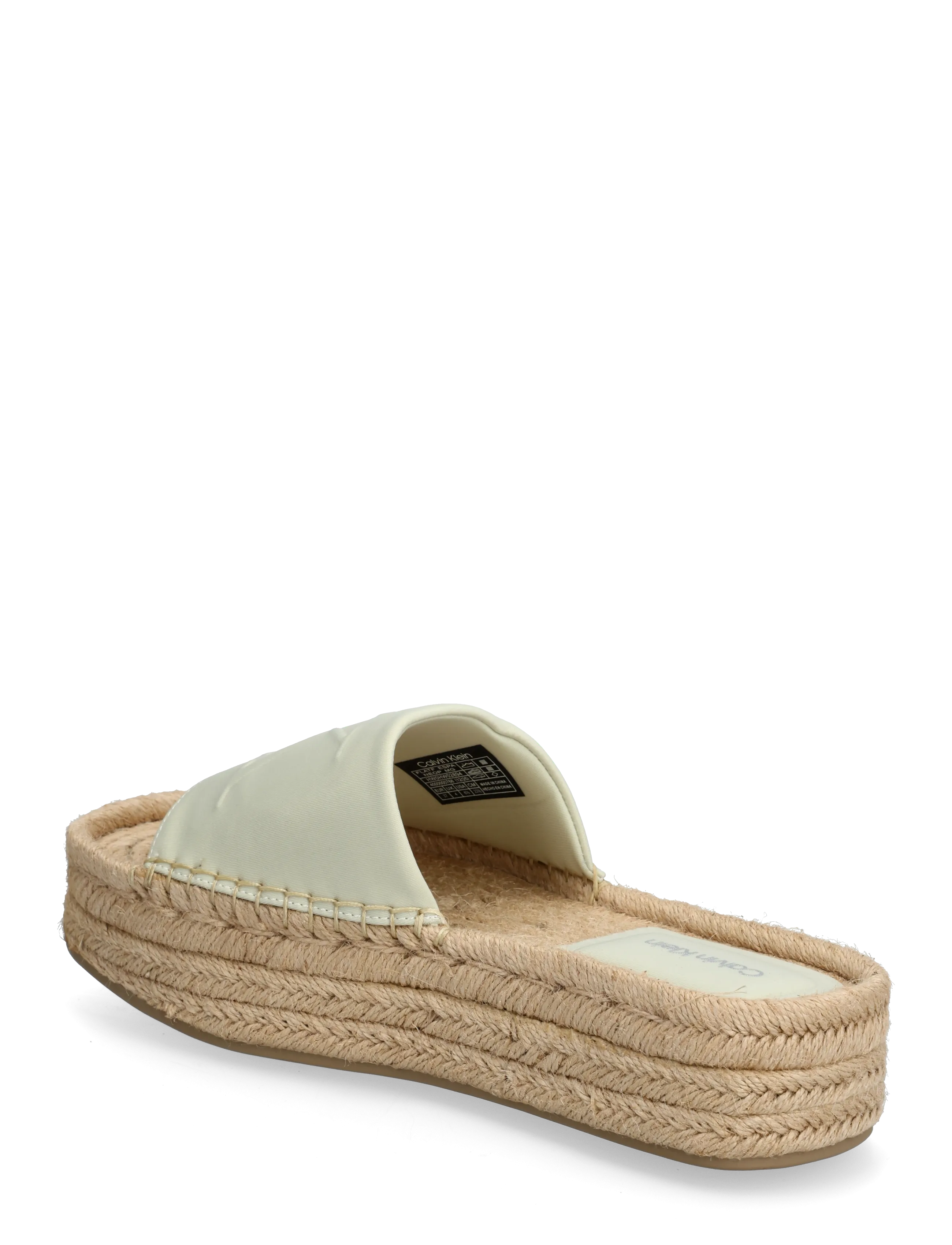 Calvin Klein - FLATF ESPA NEOP MG - højhælede espadrillos - misty blue - 2