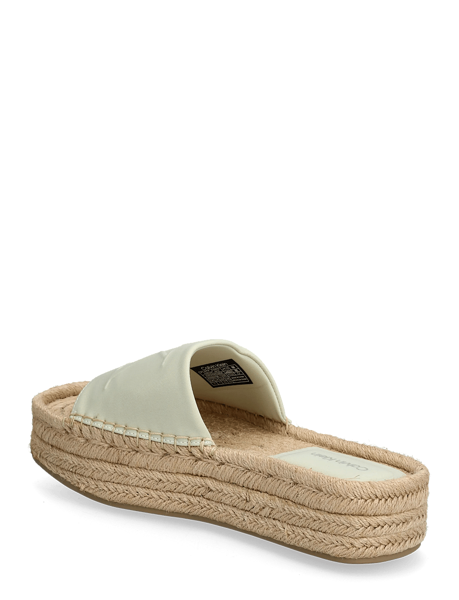 Calvin Klein - FLATF ESPA NEOP MG - espadrilles mit absatz - misty blue - 2